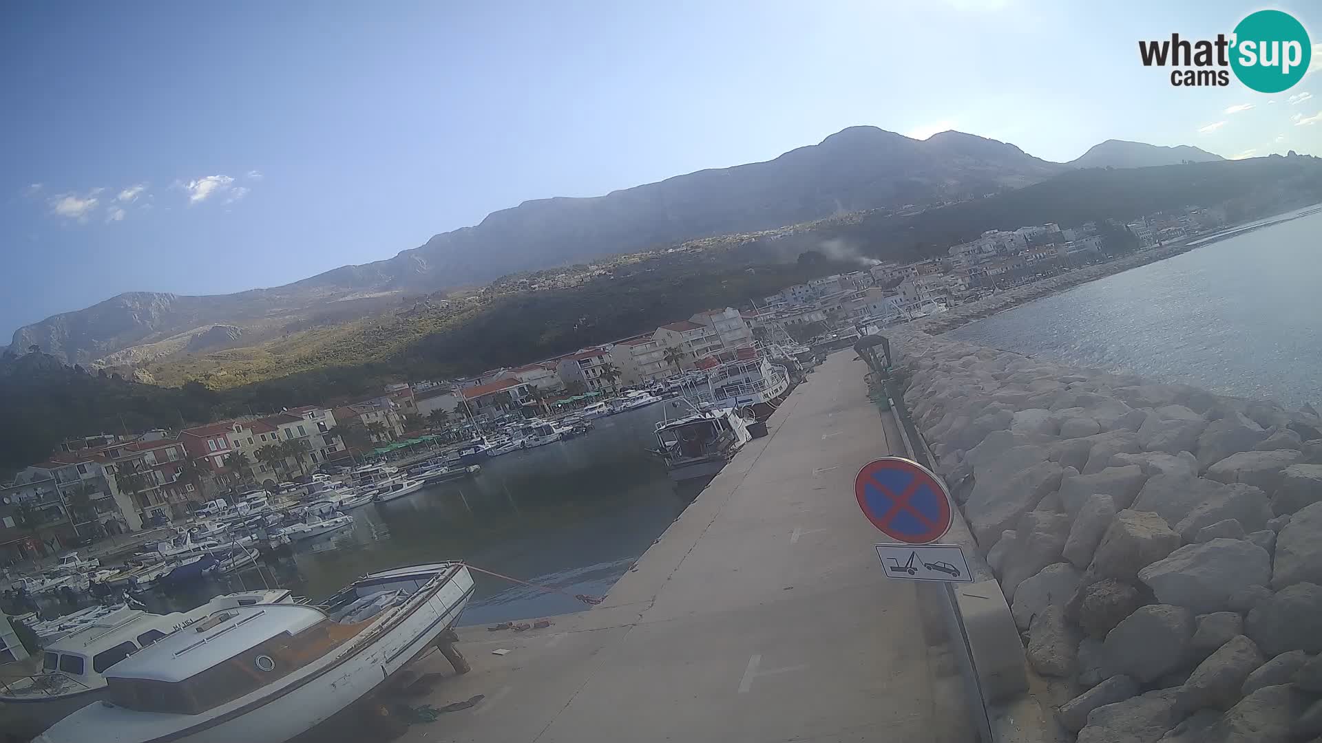 Cámara web de PODGORA Marina – Asombroso Dalmacia