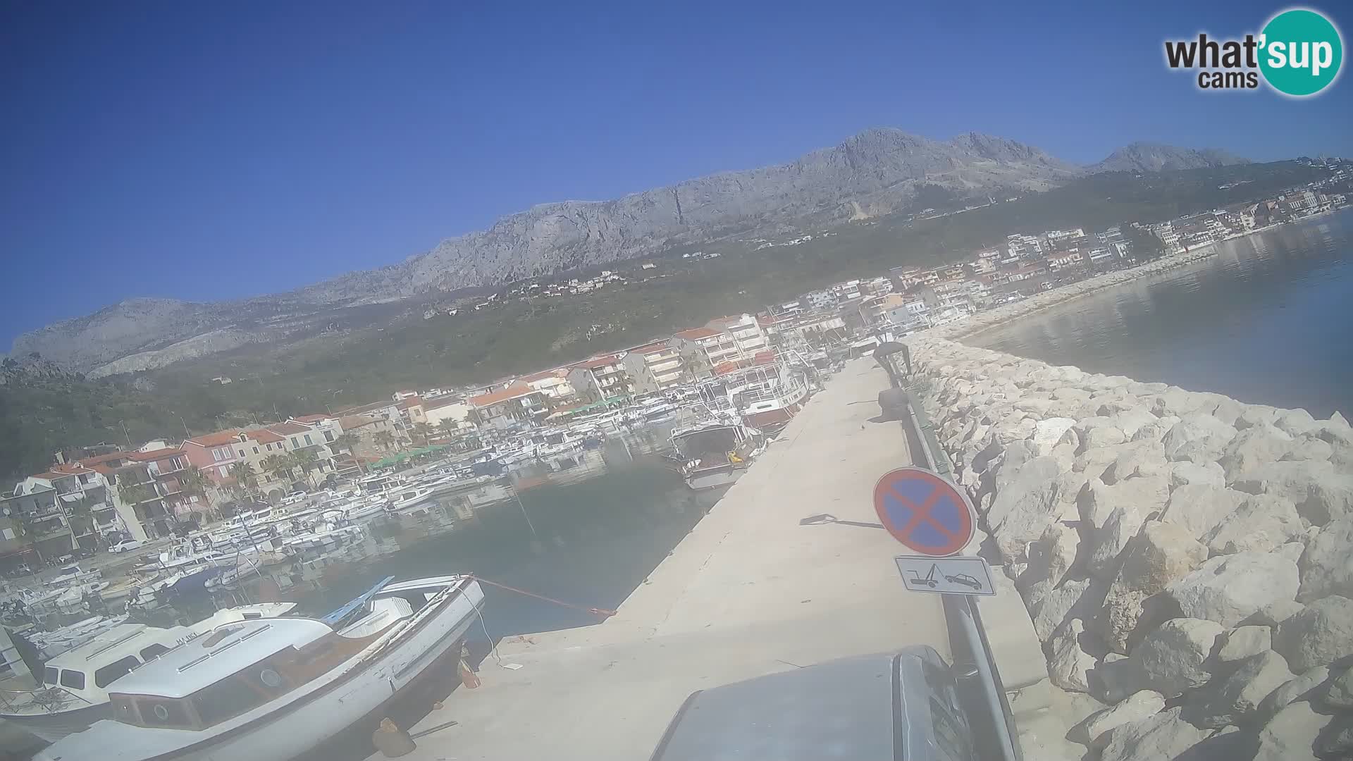 Cámara web de PODGORA Marina – Asombroso Dalmacia