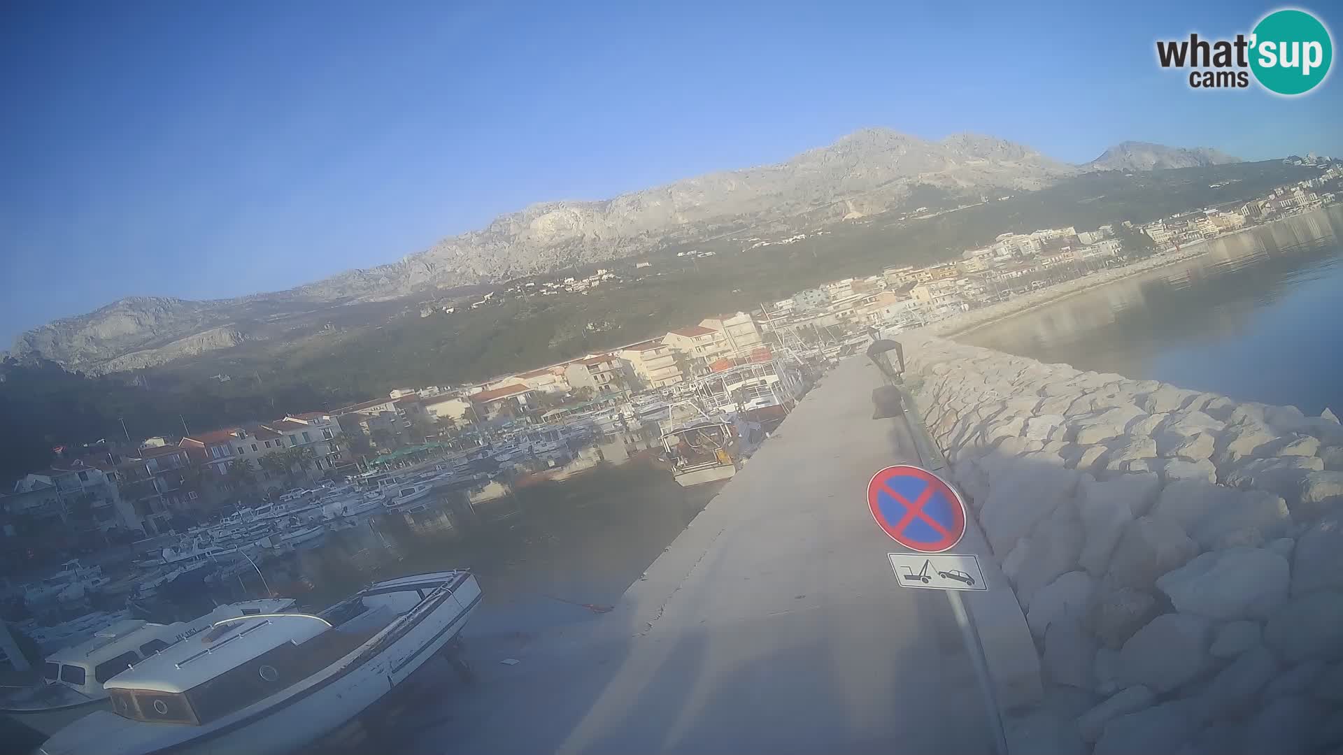 Cámara web de PODGORA Marina – Asombroso Dalmacia