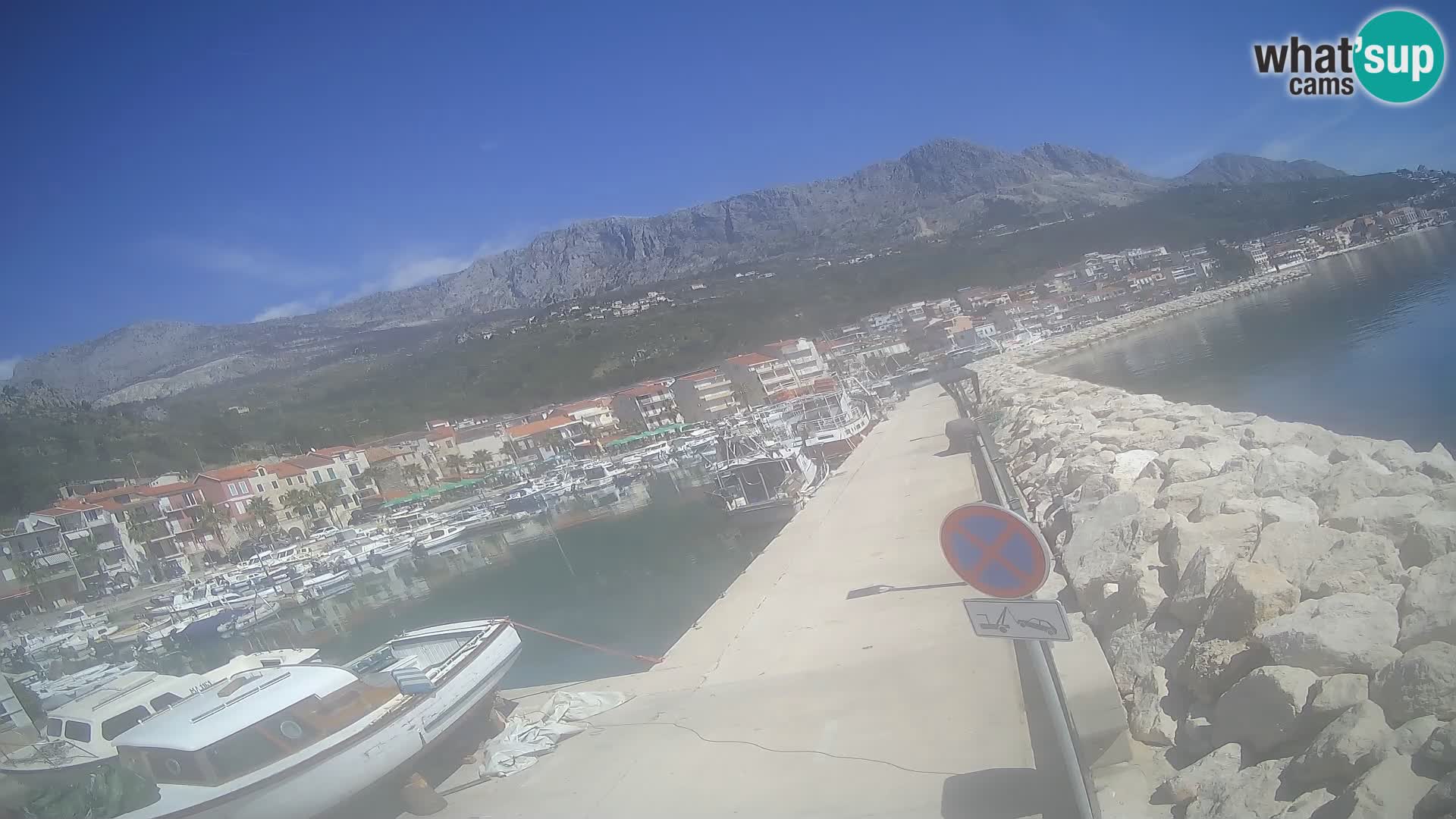 Cámara web de PODGORA Marina – Asombroso Dalmacia