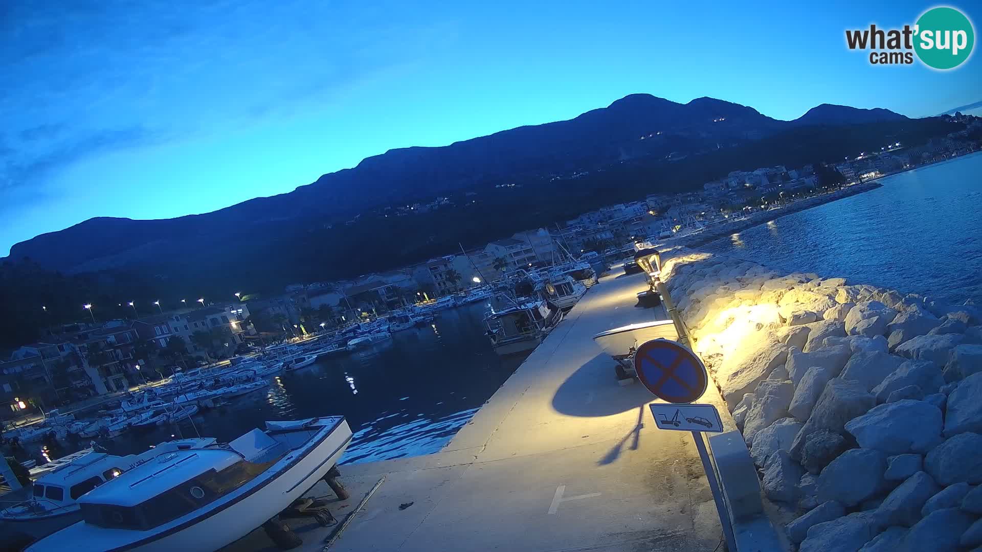 Cámara web de PODGORA Marina – Asombroso Dalmacia