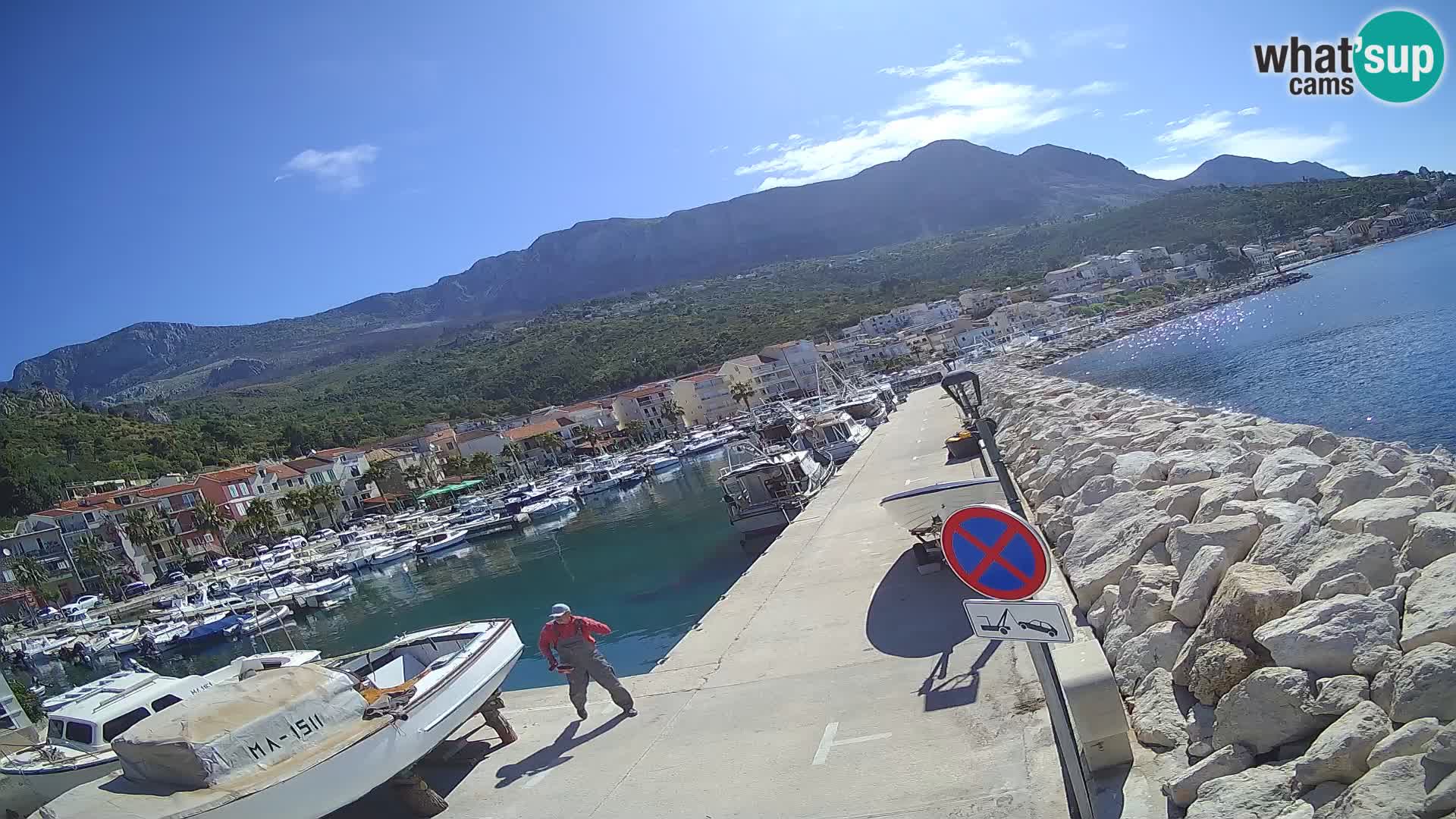 Cámara web de PODGORA Marina – Asombroso Dalmacia
