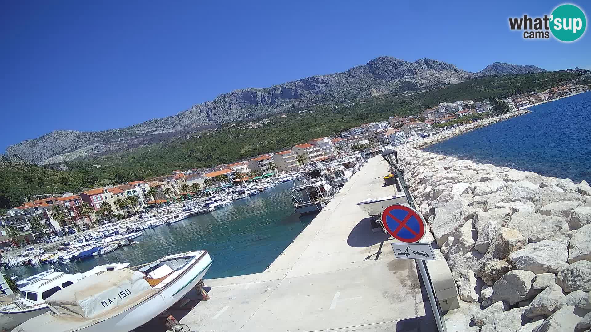 Cámara web de PODGORA Marina – Asombroso Dalmacia