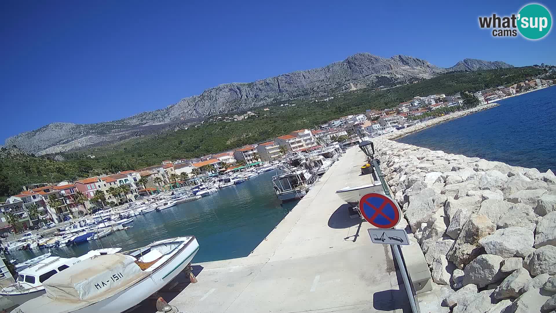 Cámara web de PODGORA Marina – Asombroso Dalmacia