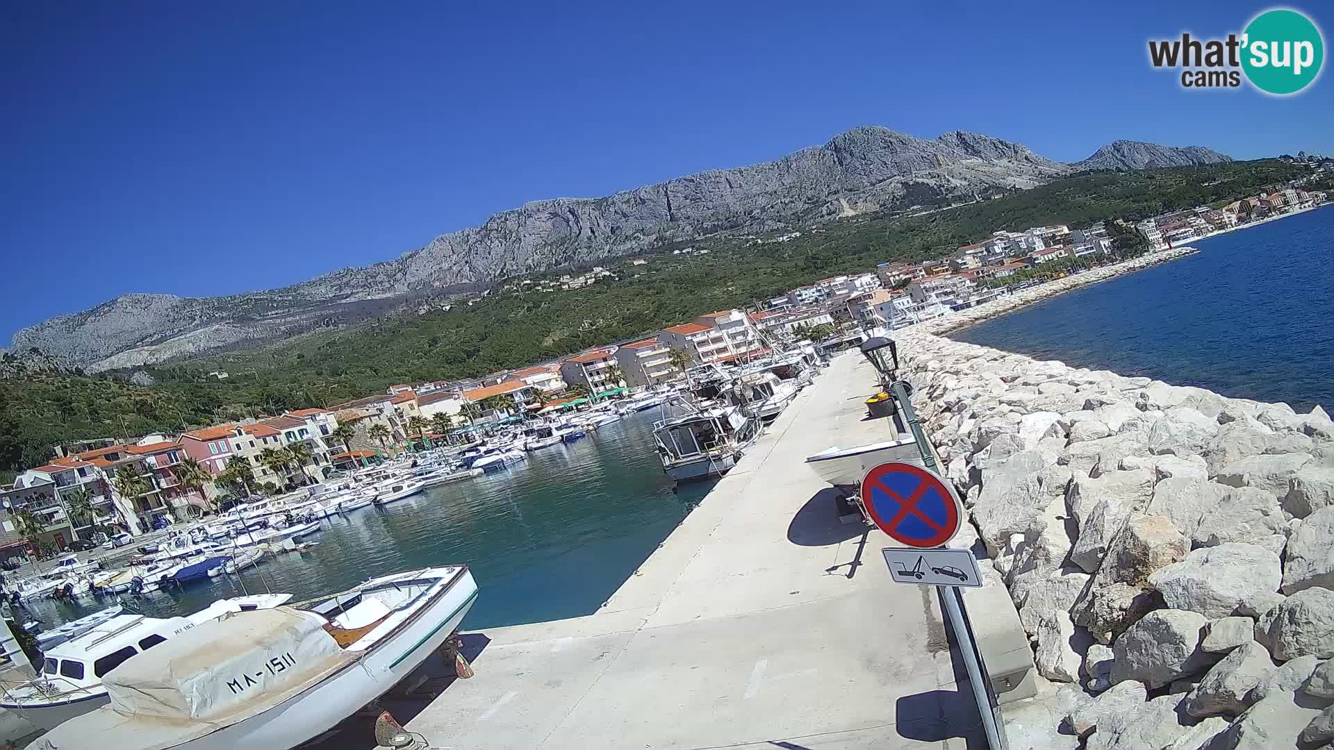 Cámara web de PODGORA Marina – Asombroso Dalmacia