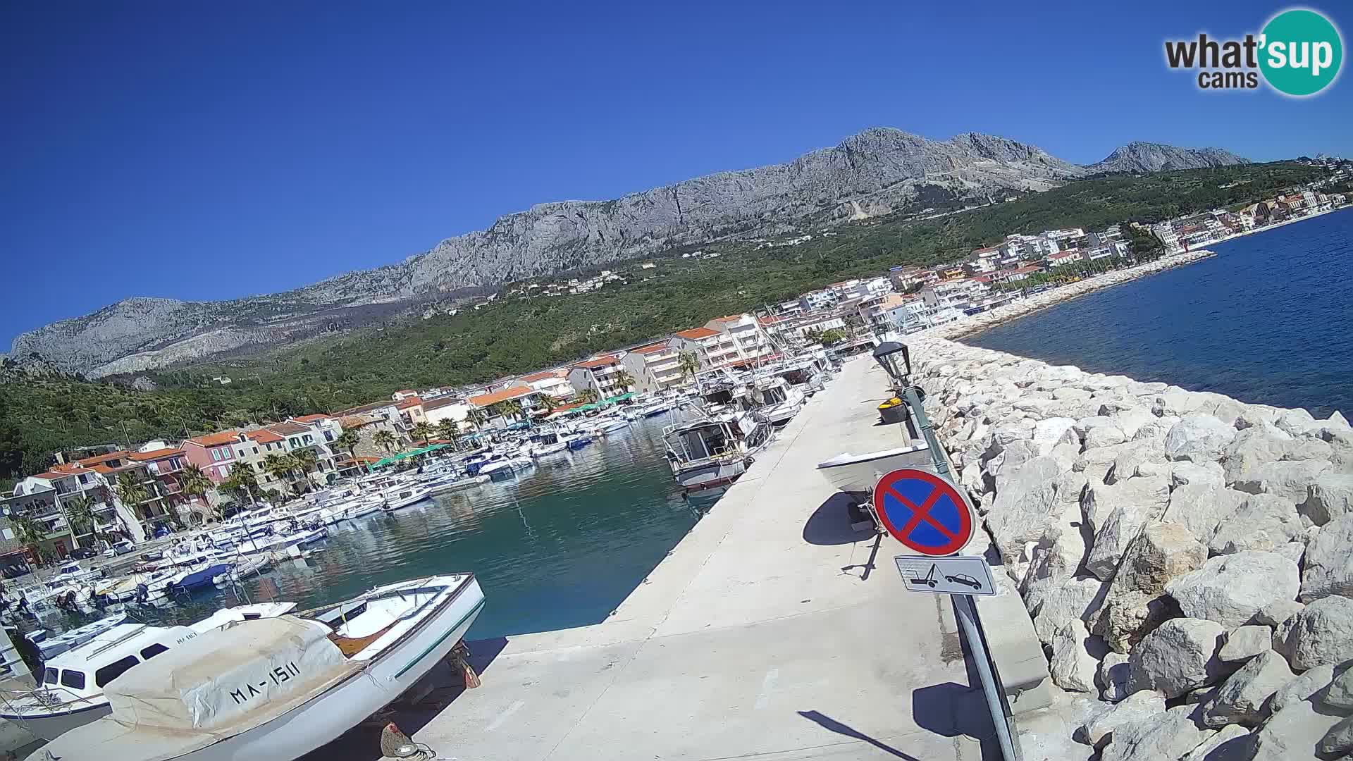 Cámara web de PODGORA Marina – Asombroso Dalmacia