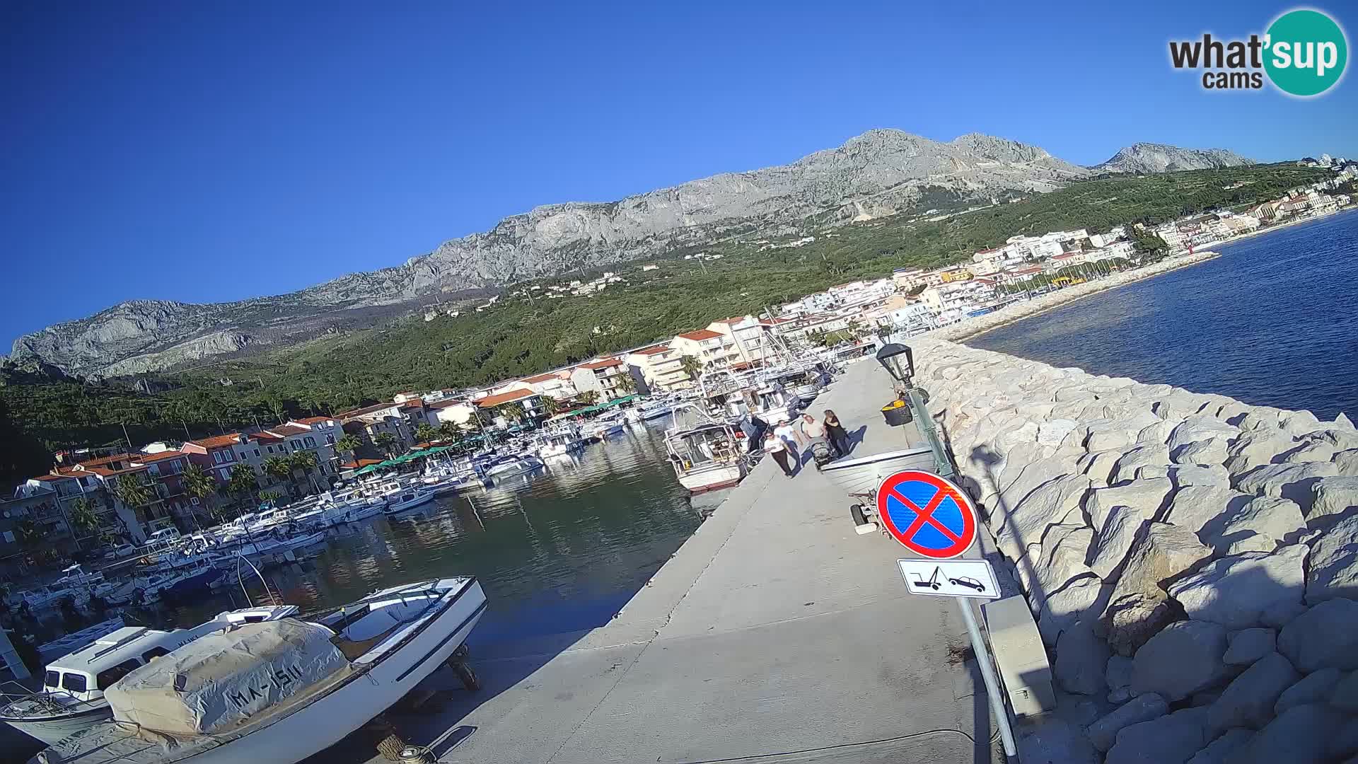 Cámara web de PODGORA Marina – Asombroso Dalmacia