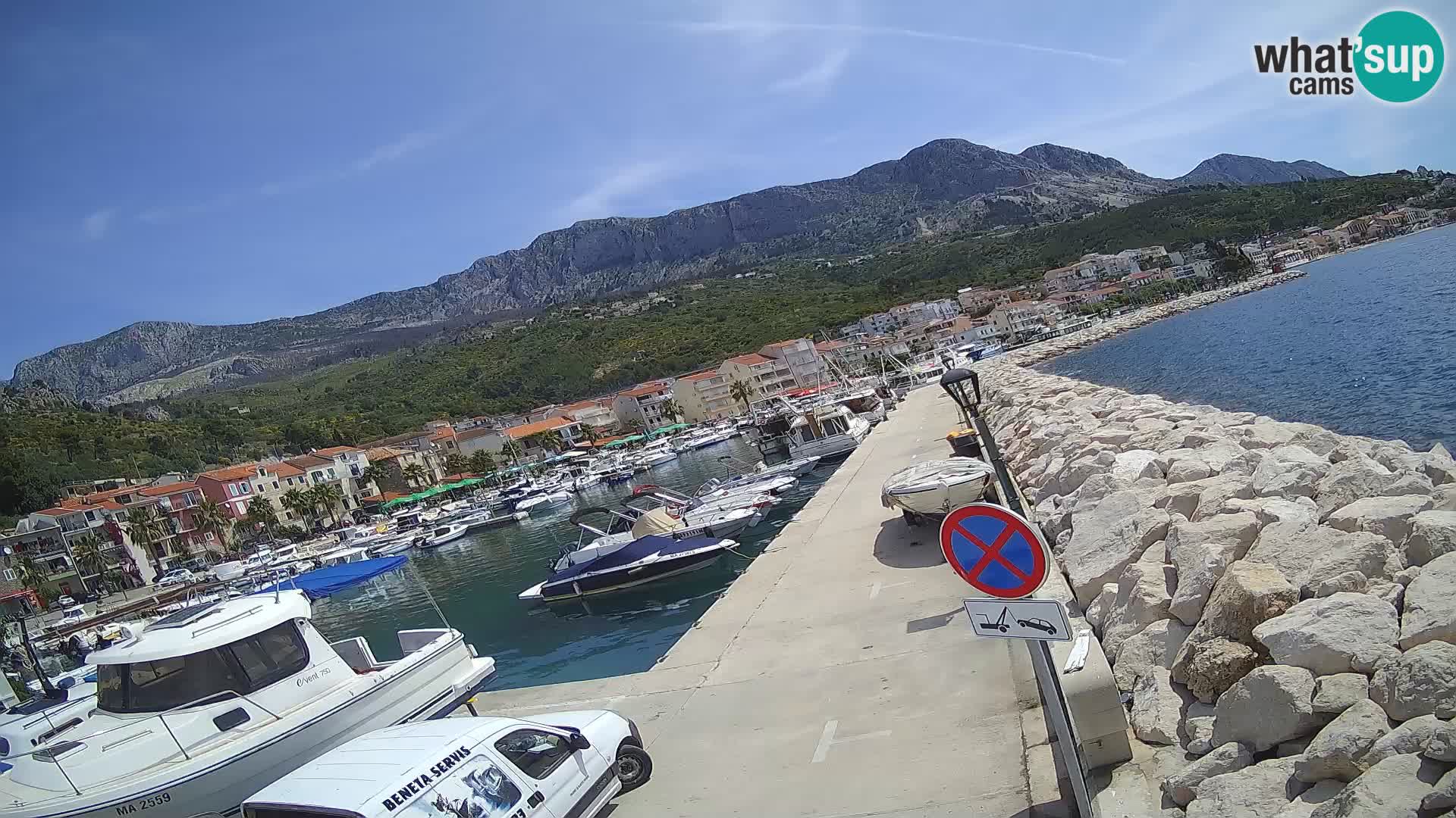 Cámara web de PODGORA Marina – Asombroso Dalmacia