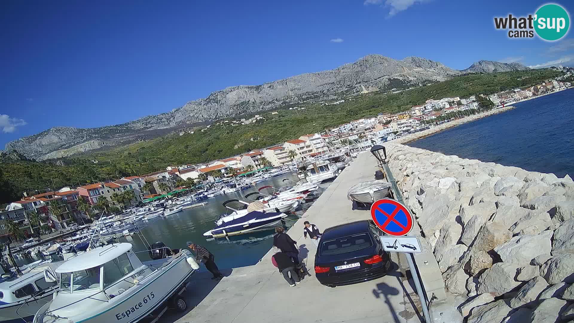 Cámara web de PODGORA Marina – Asombroso Dalmacia