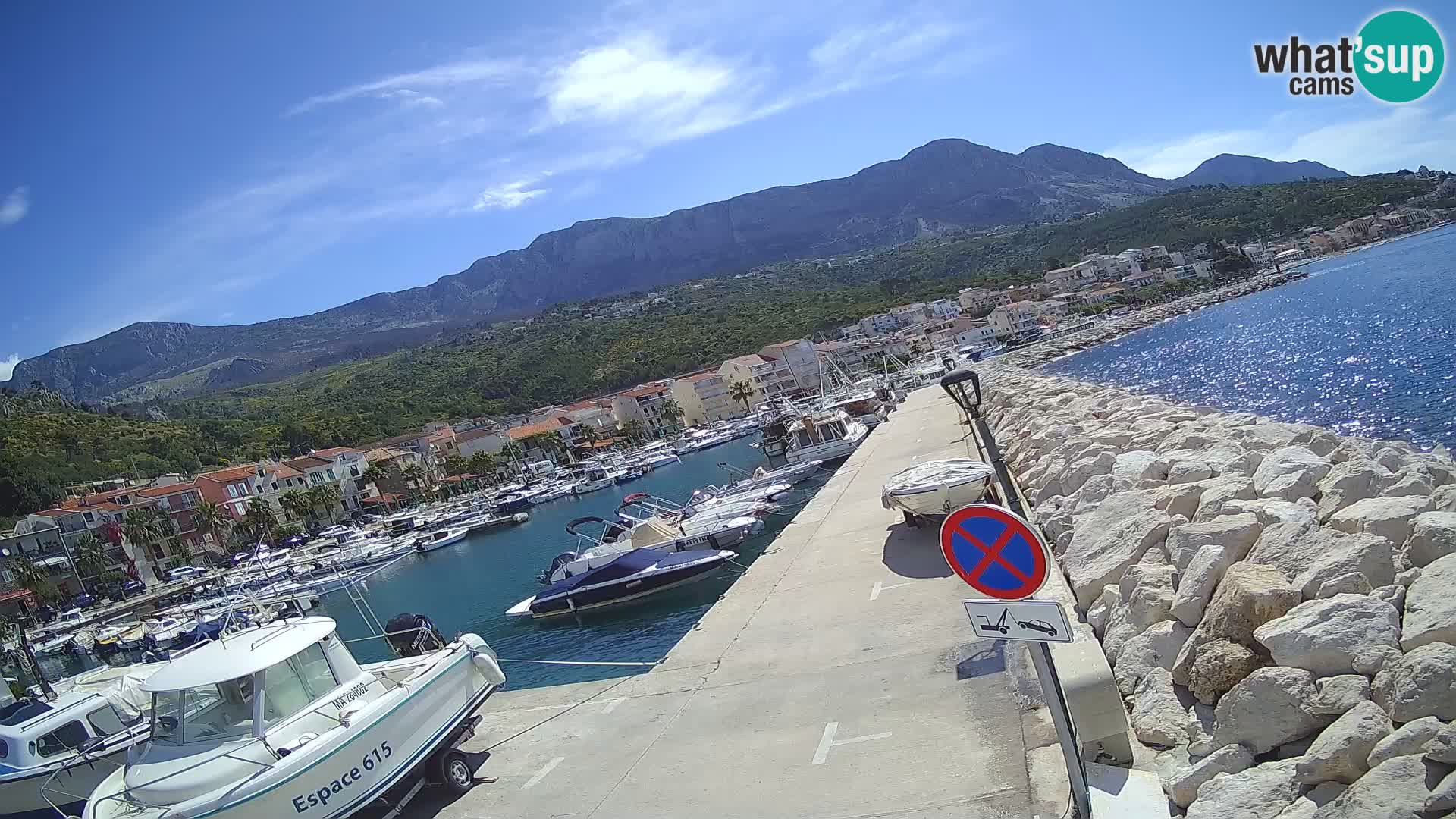 Cámara web de PODGORA Marina – Asombroso Dalmacia