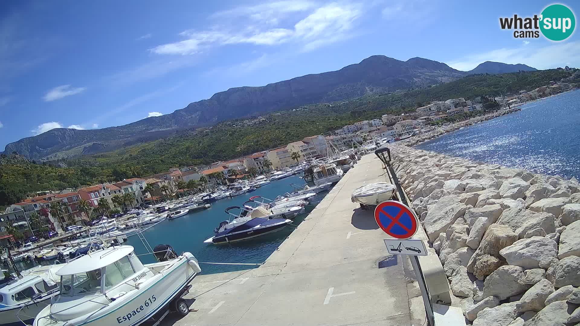 Cámara web de PODGORA Marina – Asombroso Dalmacia