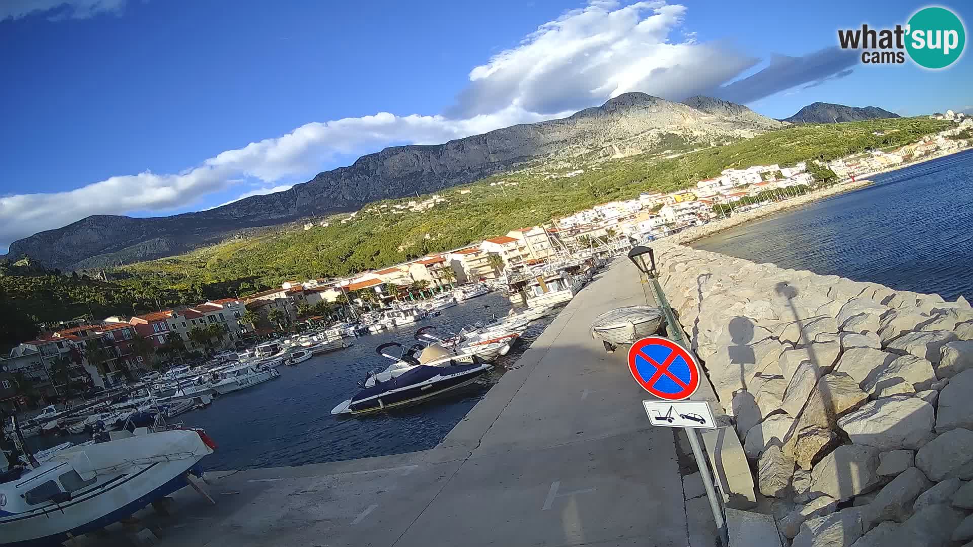 Cámara web de PODGORA Marina – Asombroso Dalmacia