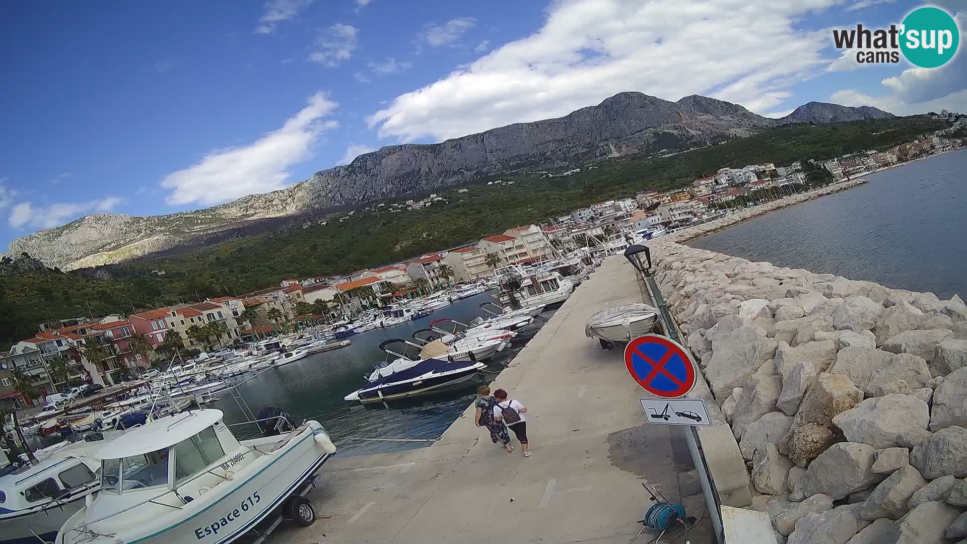 Cámara web de PODGORA Marina – Asombroso Dalmacia