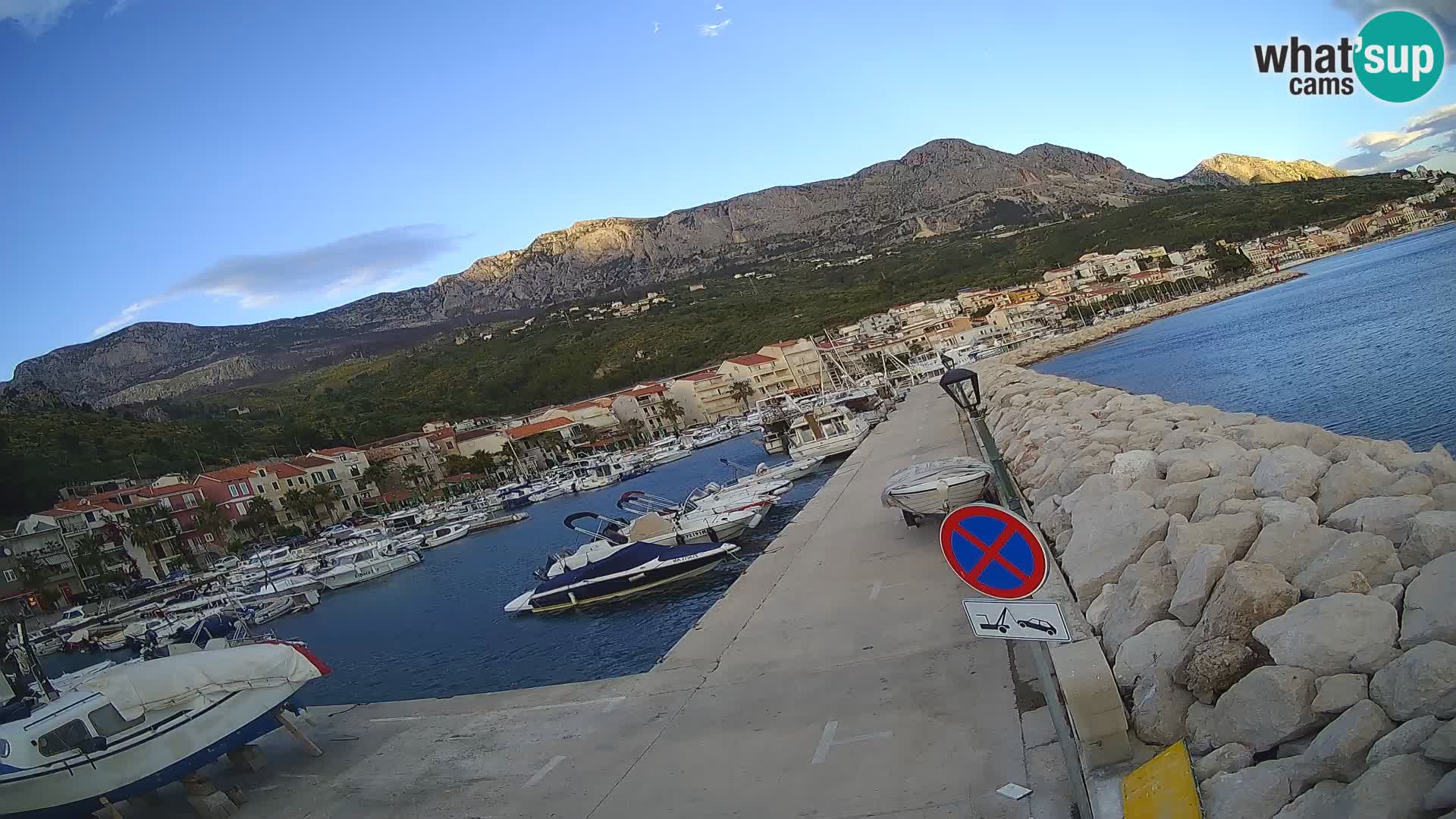 Cámara web de PODGORA Marina – Asombroso Dalmacia