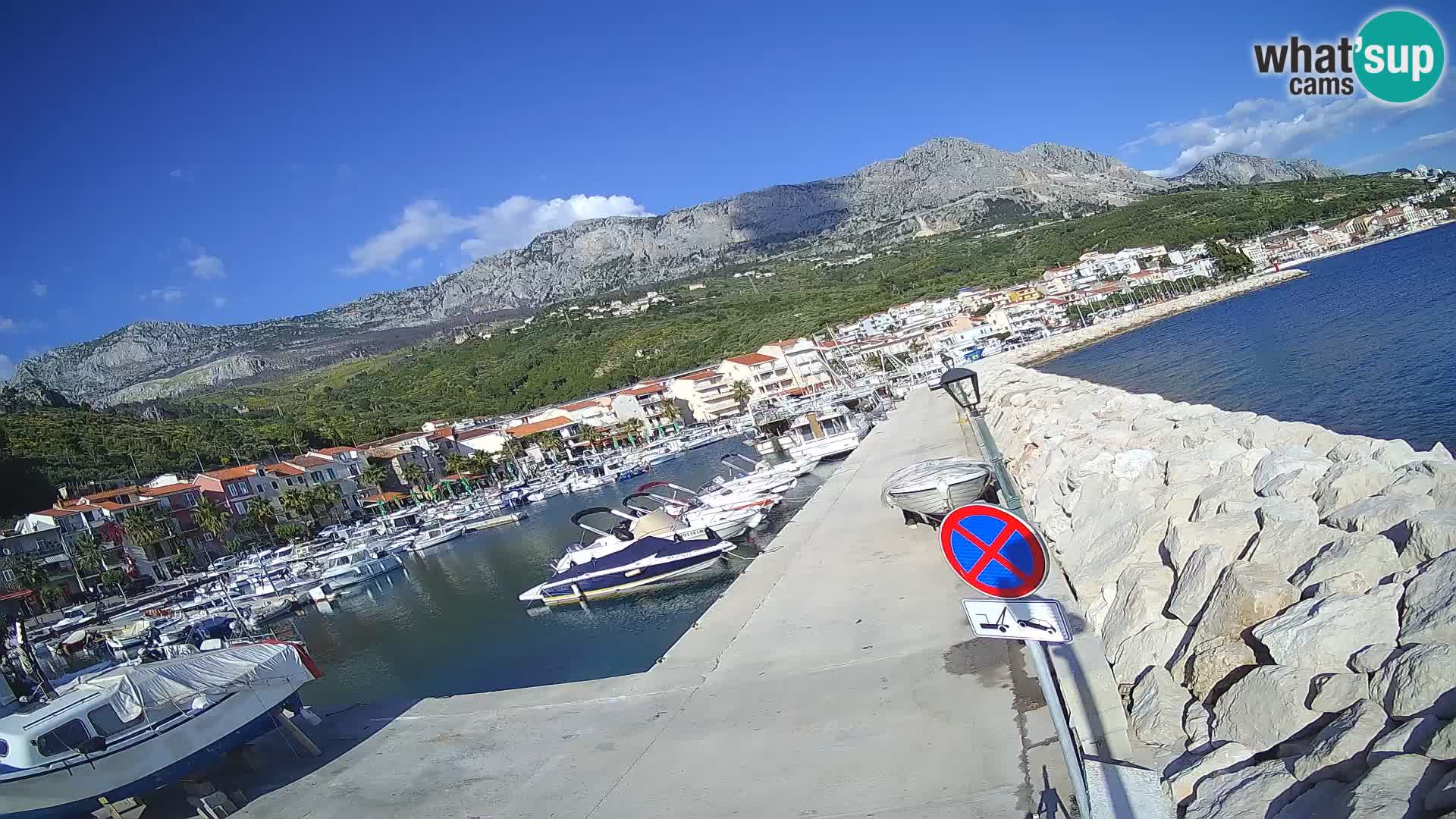 PODGORA Live Webcam Marina – Incroyable Dalmatie