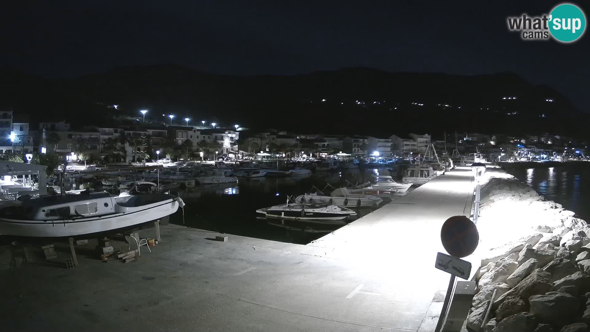Cámara web de PODGORA Marina – Asombroso Dalmacia
