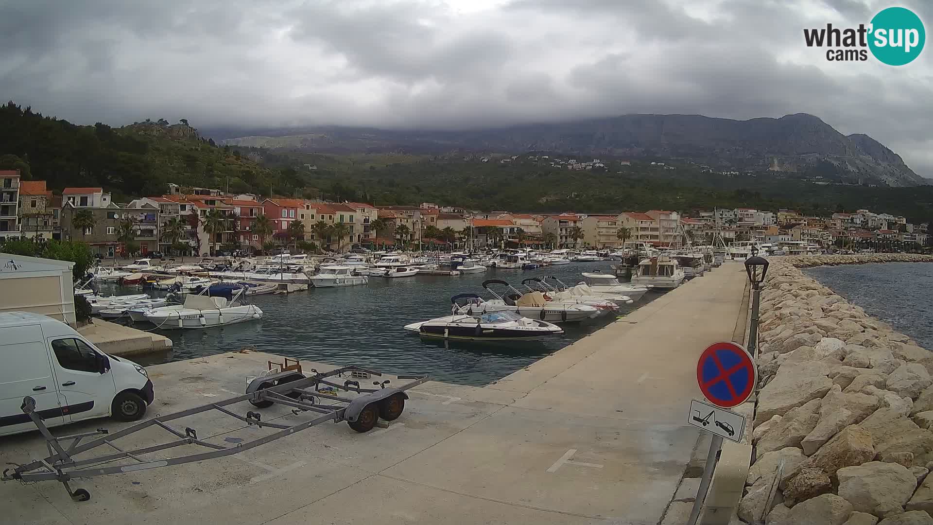 Cámara web de PODGORA Marina – Asombroso Dalmacia