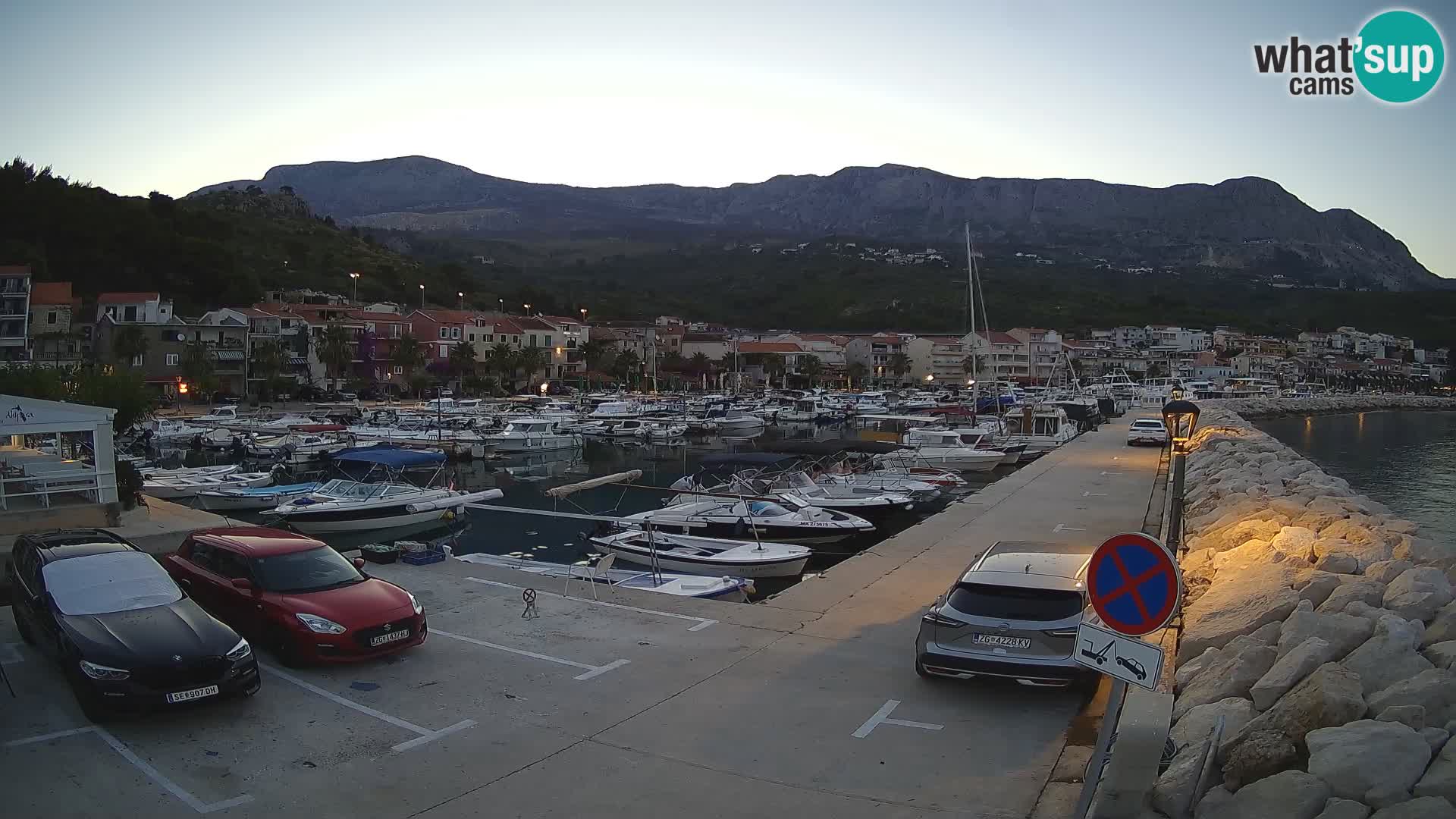 Cámara web de PODGORA Marina – Asombroso Dalmacia