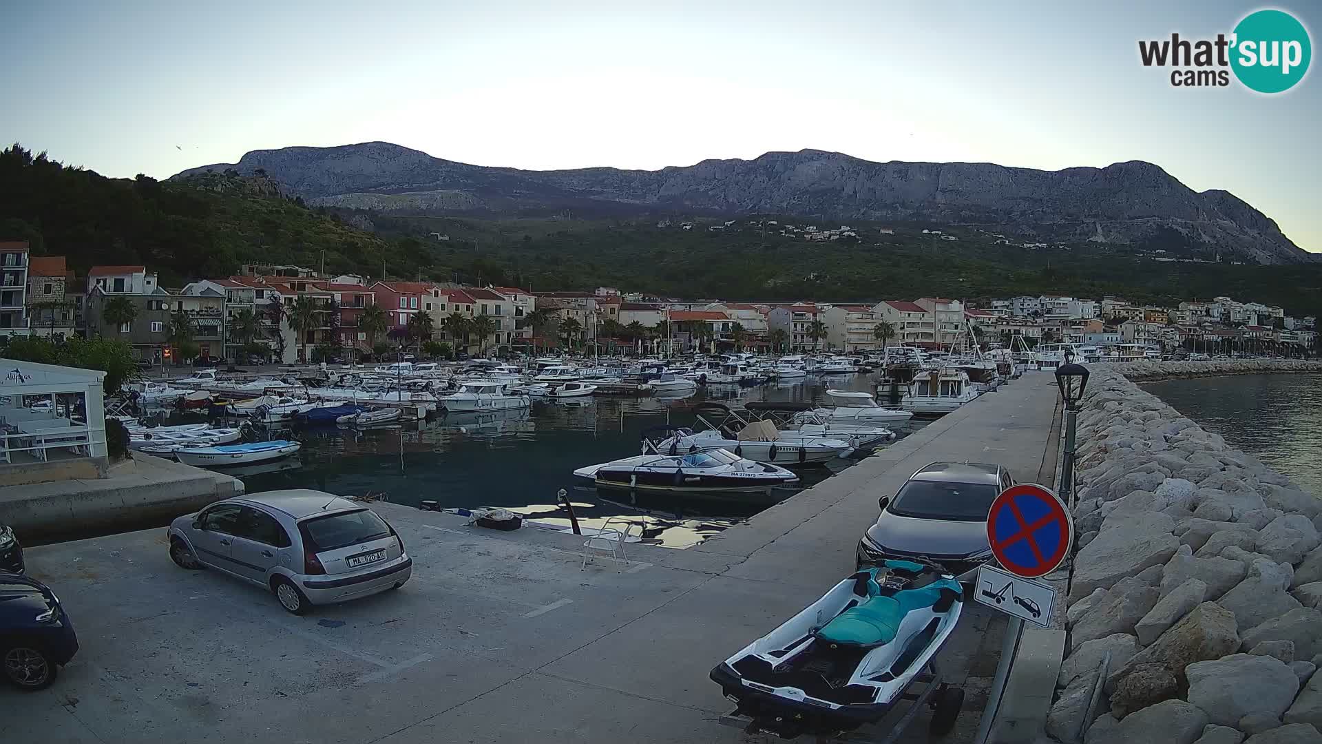 Cámara web de PODGORA Marina – Asombroso Dalmacia