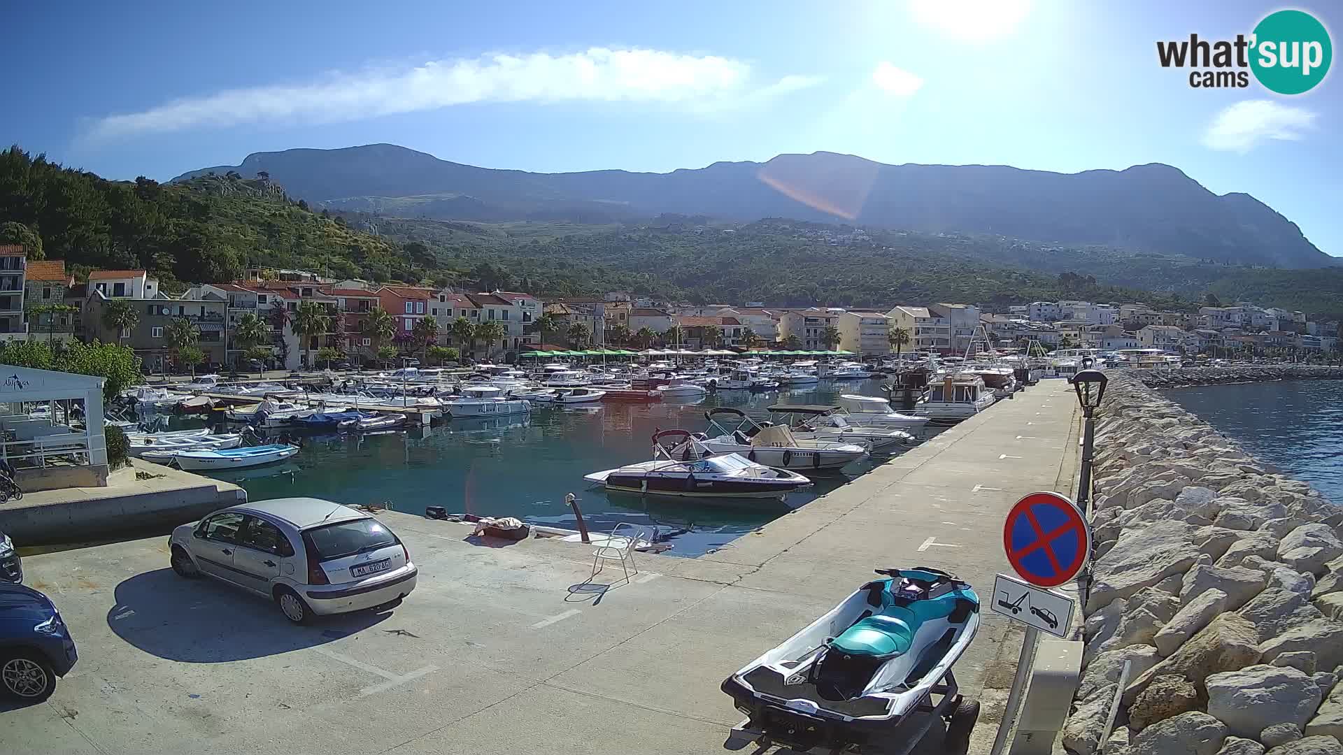 PODGORA Live Webcam Marina – Incroyable Dalmatie