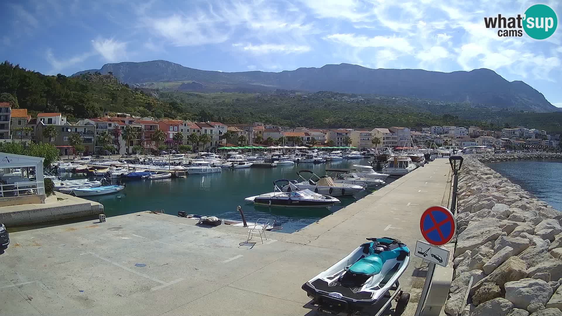 Cámara web de PODGORA Marina – Asombroso Dalmacia