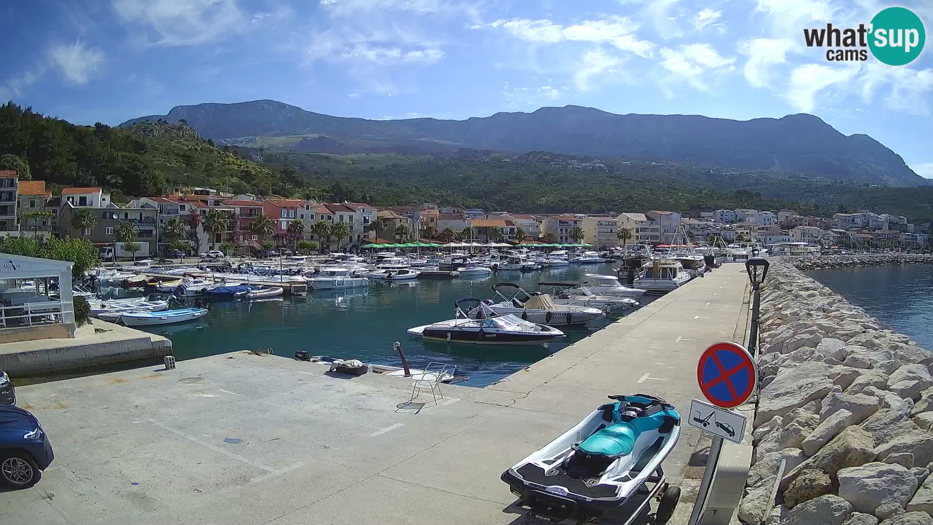 PODGORA Live Webcam Marina – Incroyable Dalmatie