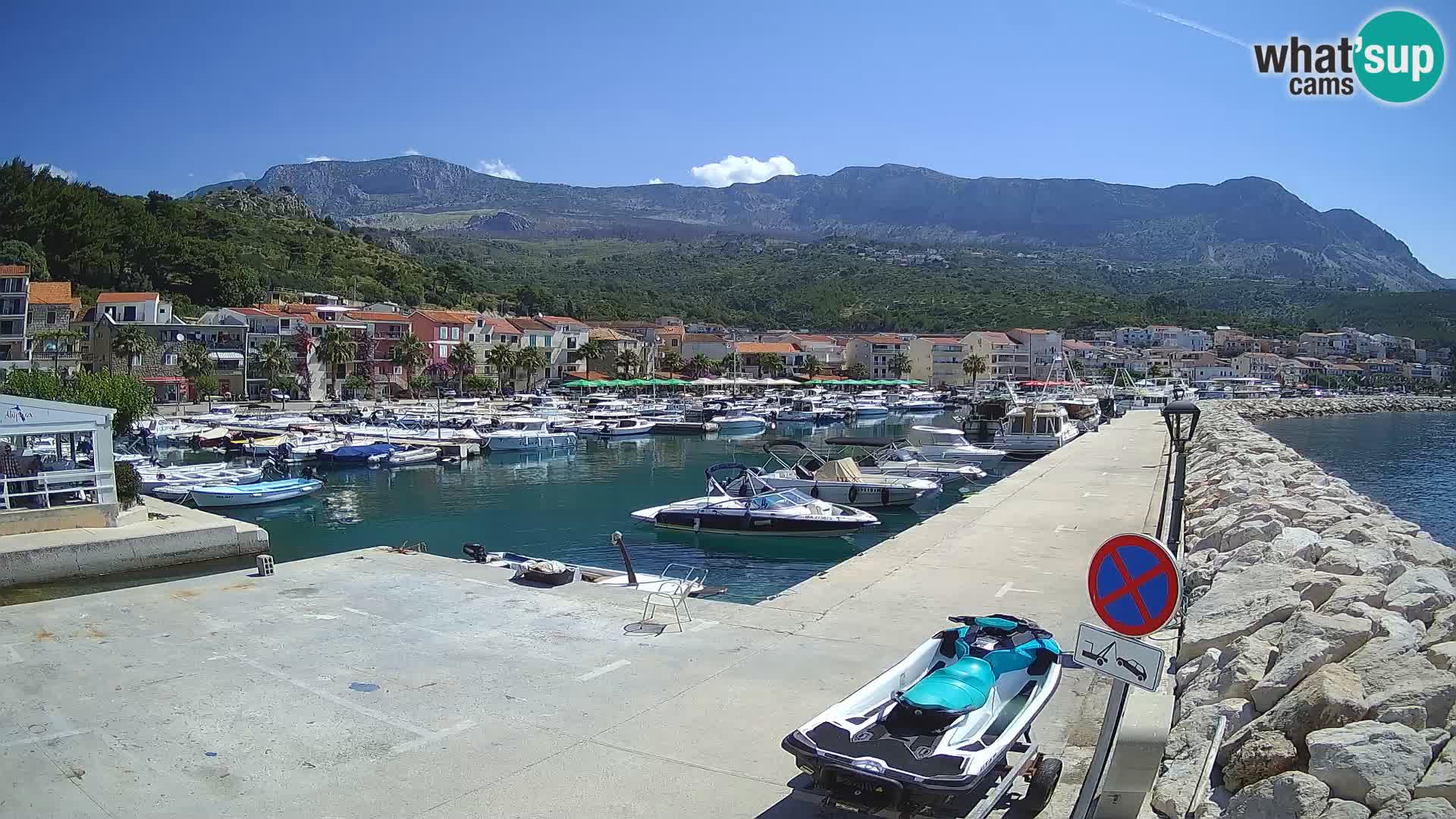 PODGORA Live Webcam Marina – Incroyable Dalmatie