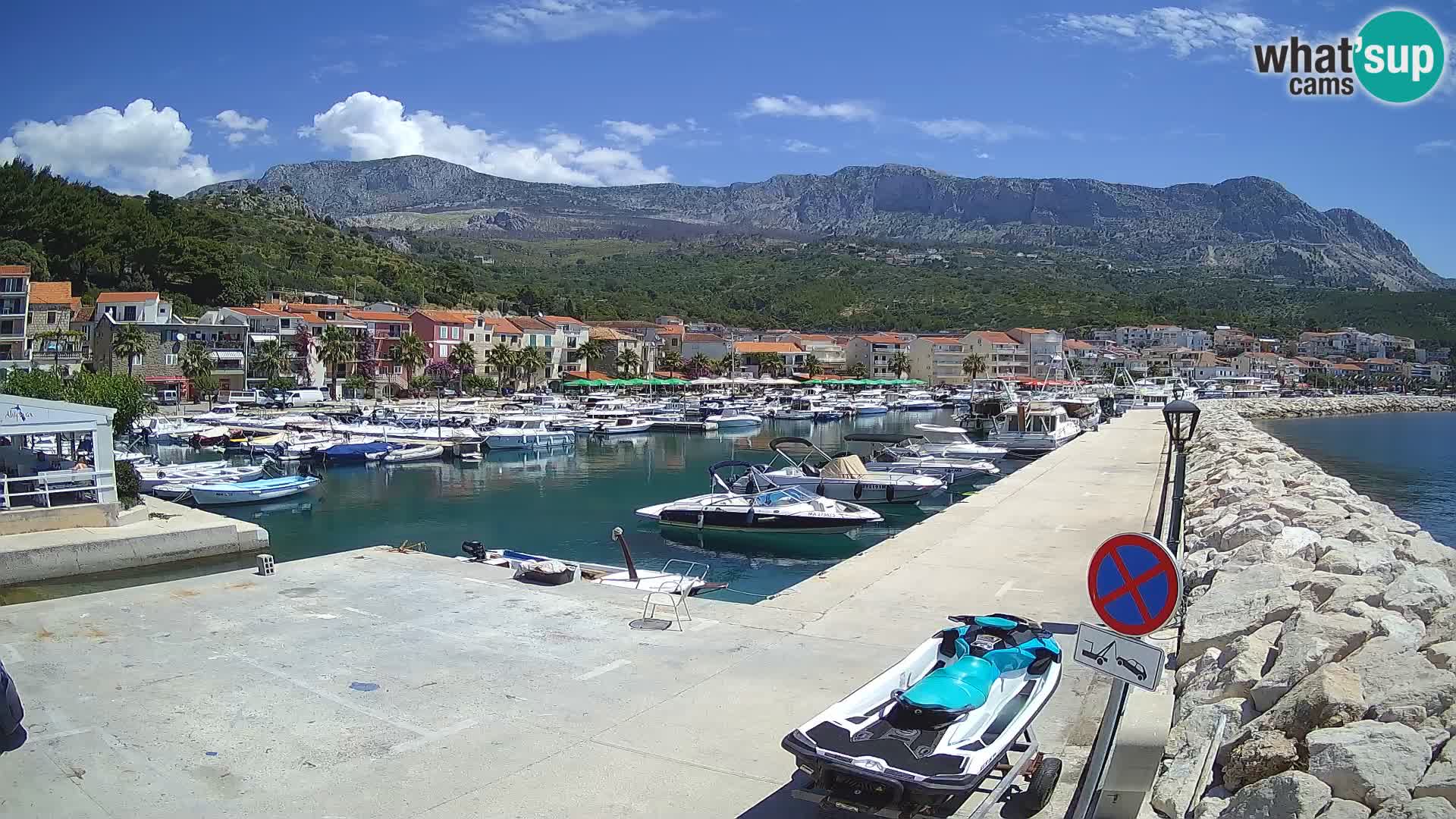 Cámara web de PODGORA Marina – Asombroso Dalmacia