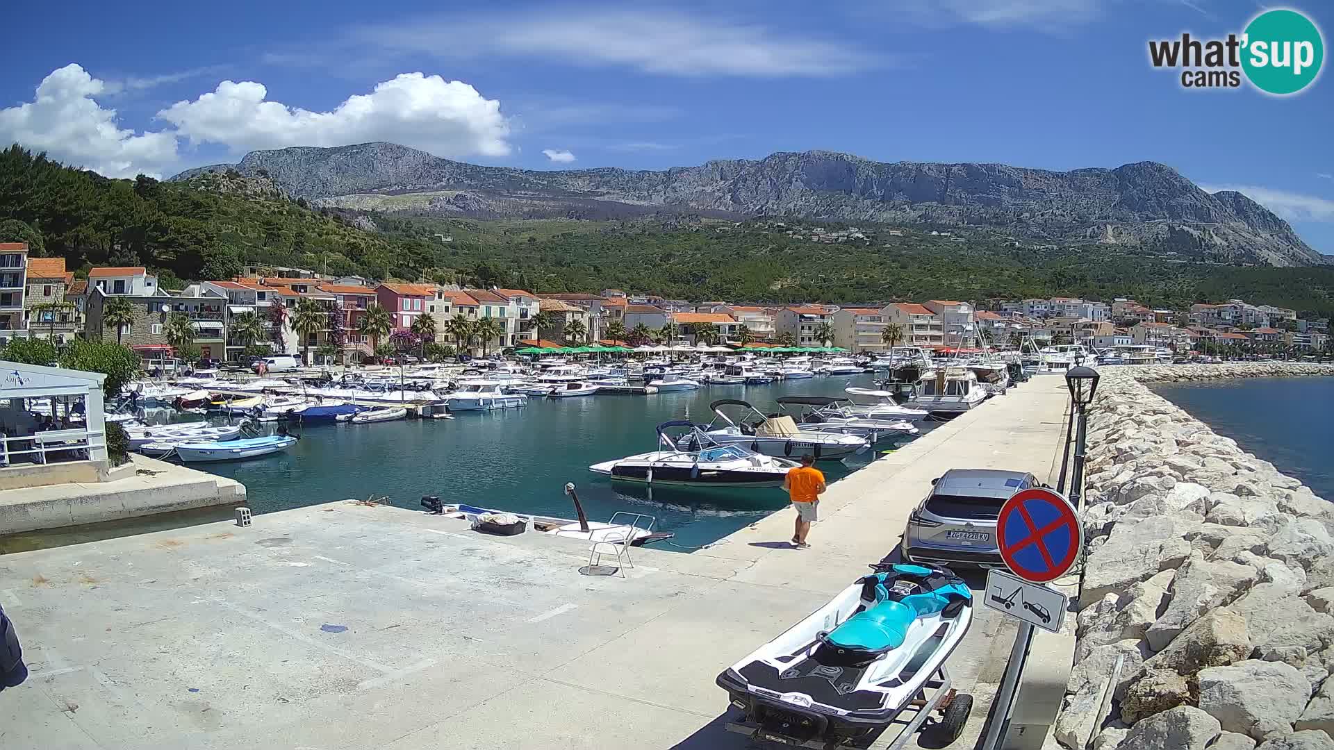Cámara web de PODGORA Marina – Asombroso Dalmacia