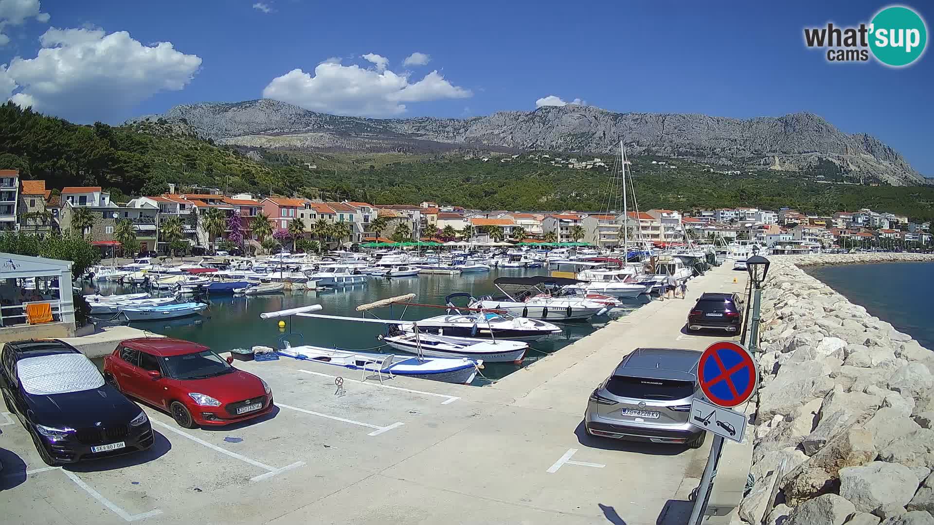 Cámara web de PODGORA Marina – Asombroso Dalmacia