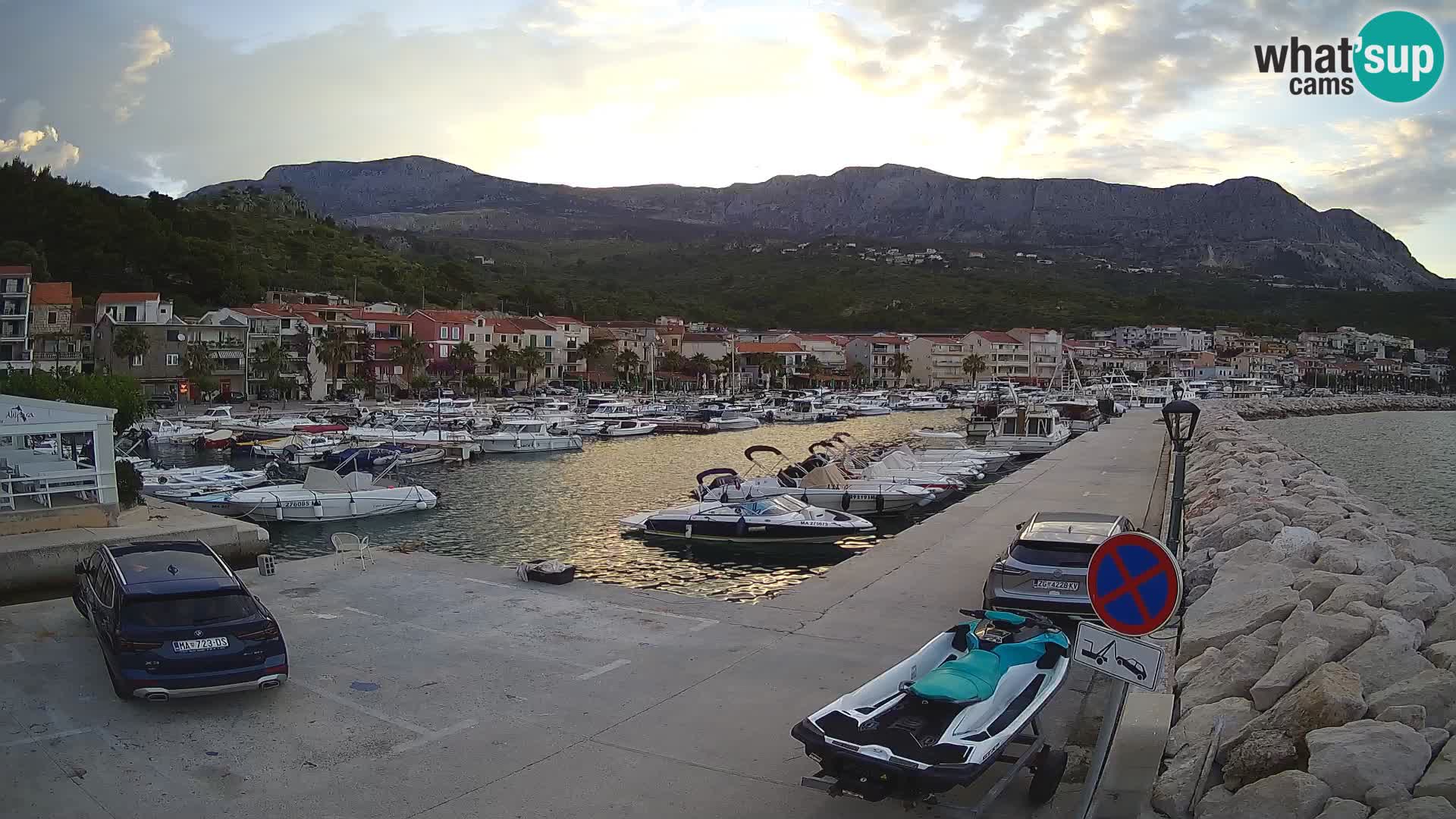 Cámara web de PODGORA Marina – Asombroso Dalmacia