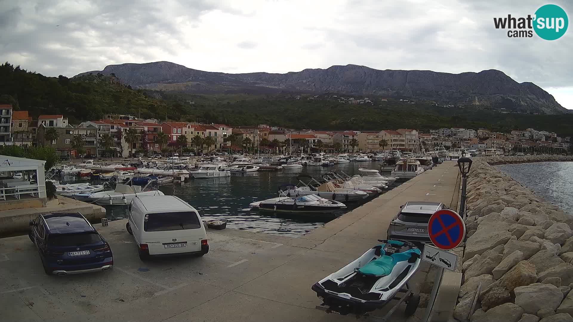 Cámara web de PODGORA Marina – Asombroso Dalmacia
