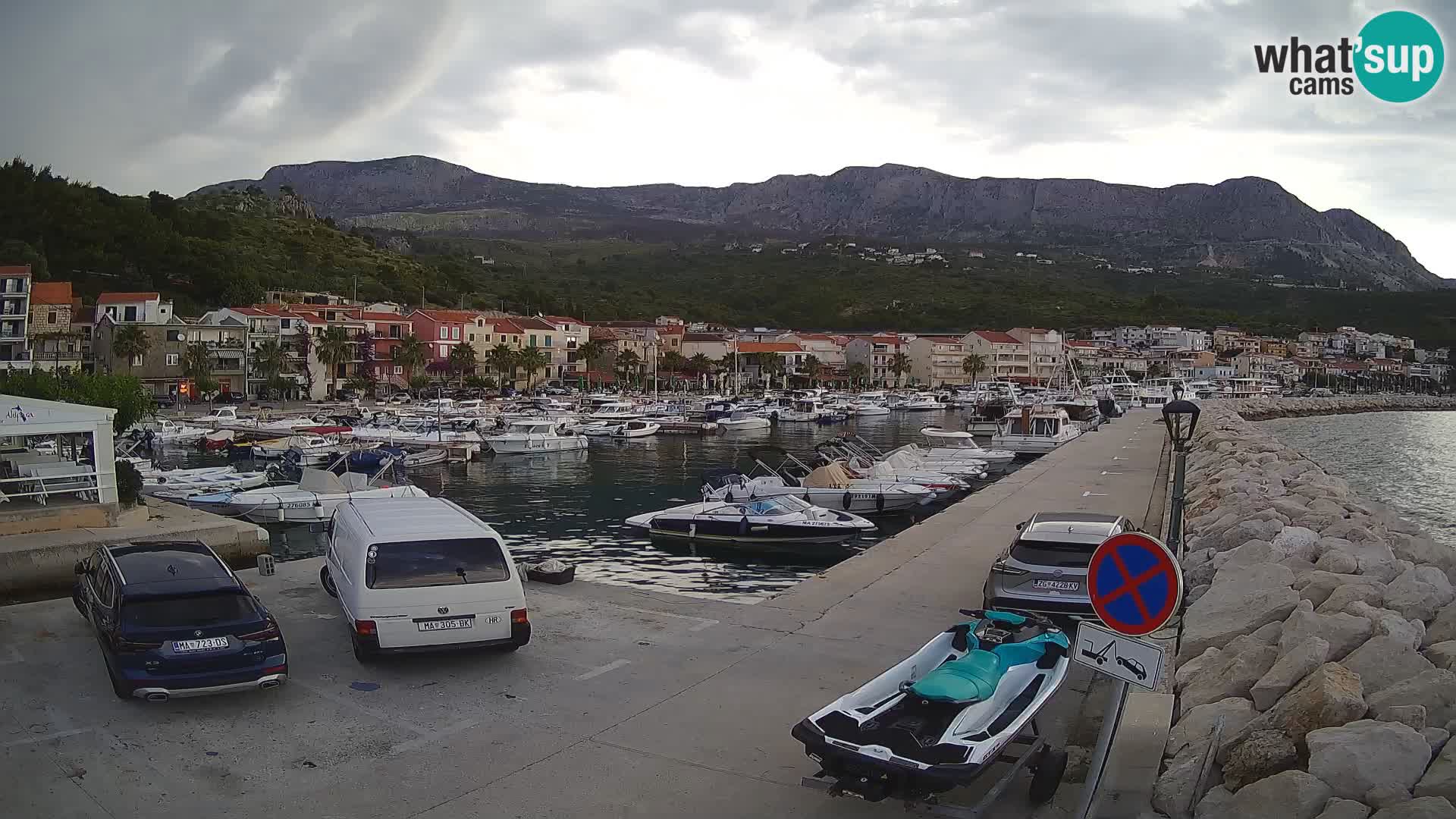 Cámara web de PODGORA Marina – Asombroso Dalmacia
