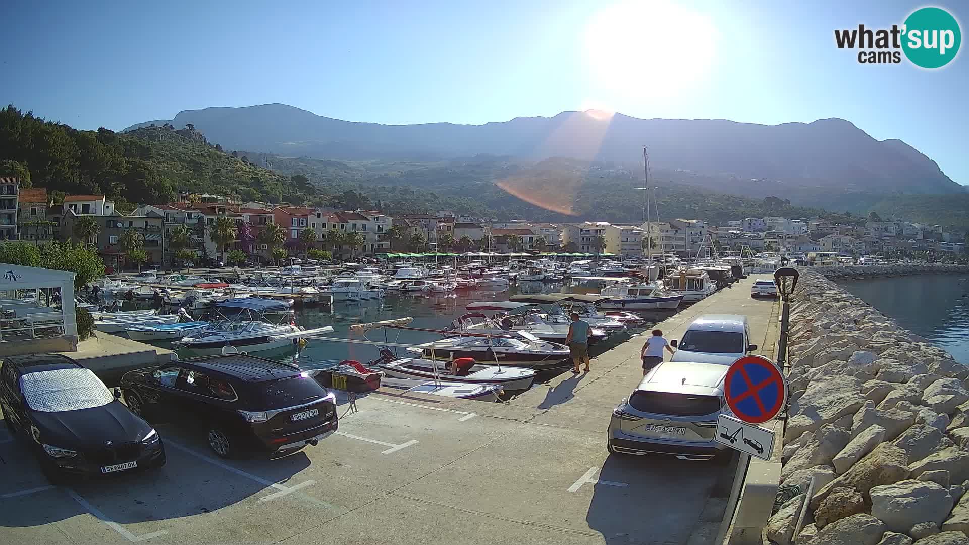 Cámara web de PODGORA Marina – Asombroso Dalmacia