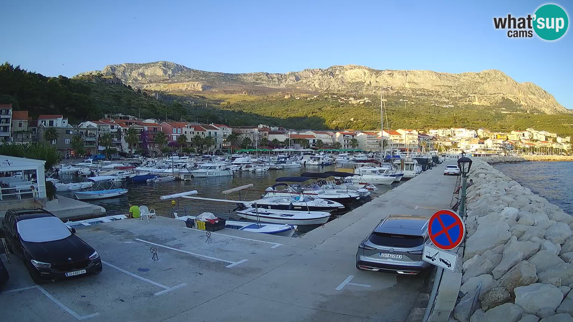Cámara web de PODGORA Marina – Asombroso Dalmacia