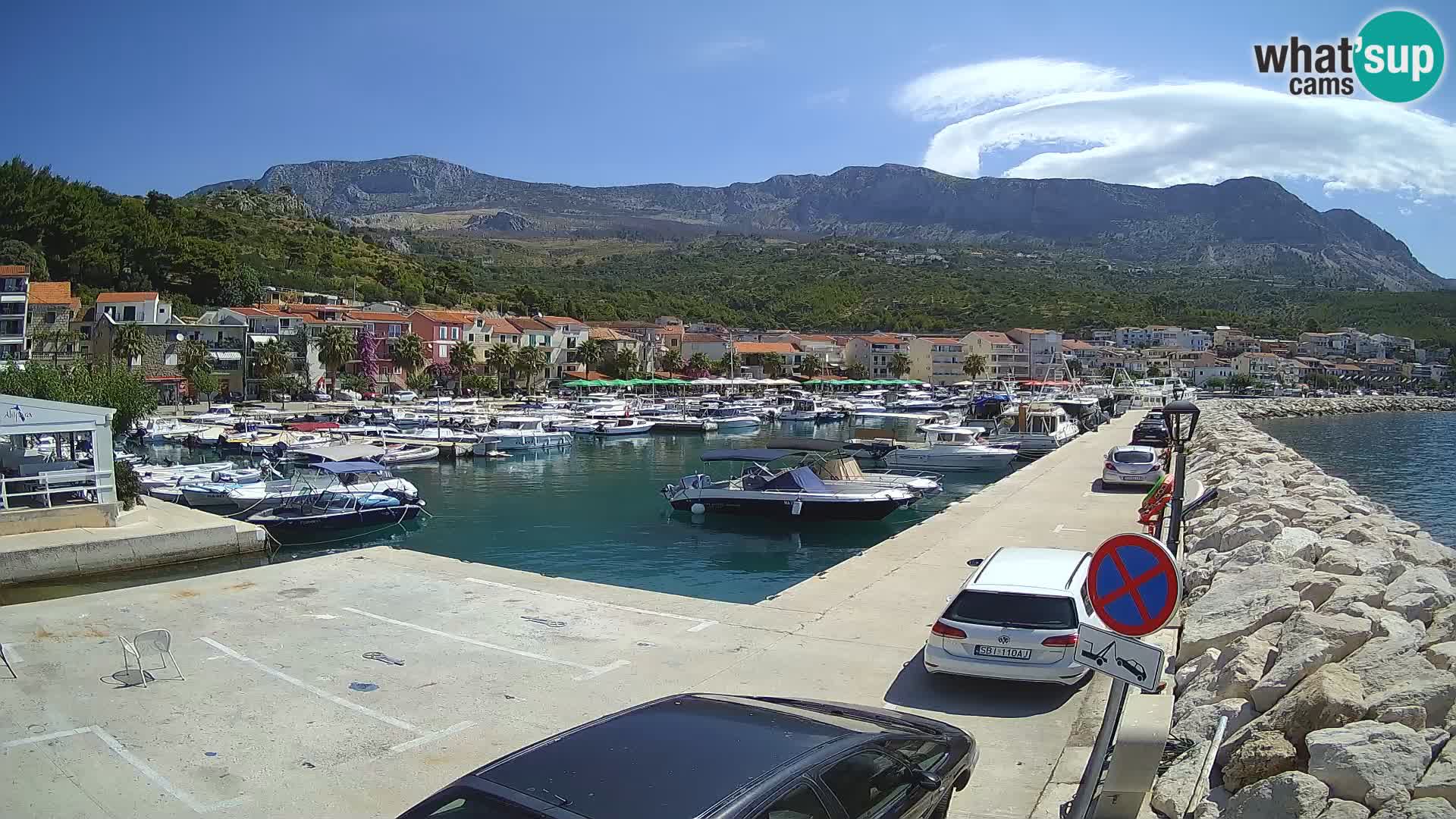 Cámara web de PODGORA Marina – Asombroso Dalmacia