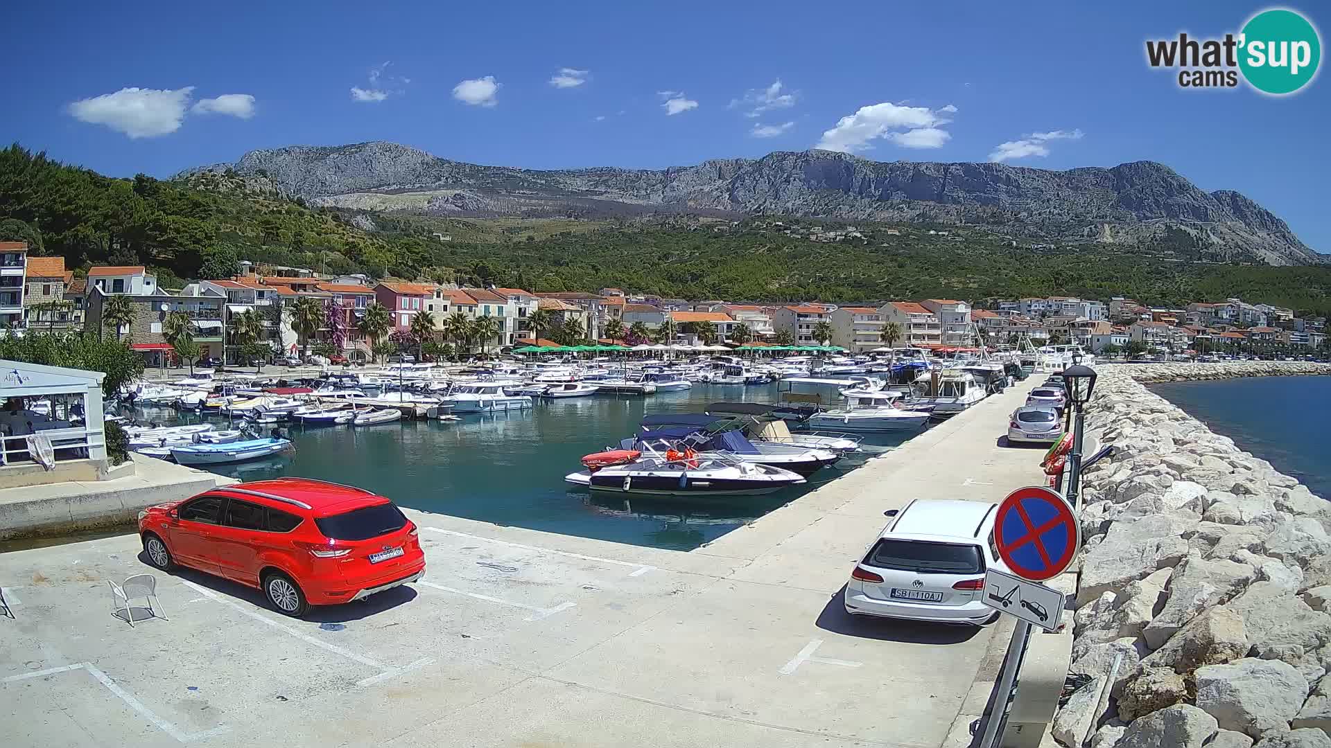 Cámara web de PODGORA Marina – Asombroso Dalmacia