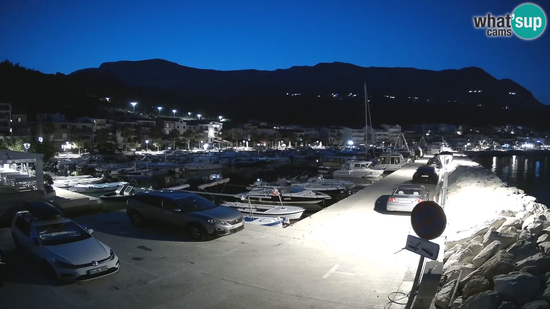 Cámara web de PODGORA Marina – Asombroso Dalmacia
