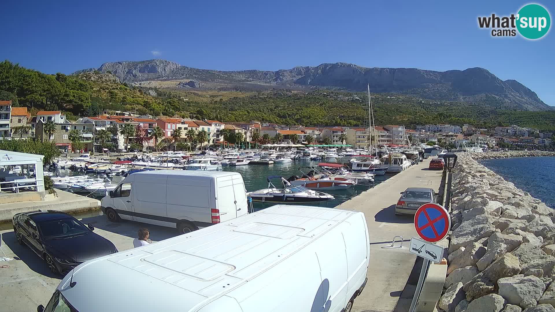 Cámara web de PODGORA Marina – Asombroso Dalmacia