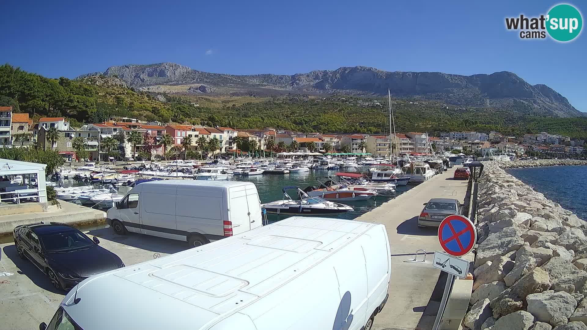 Cámara web de PODGORA Marina – Asombroso Dalmacia