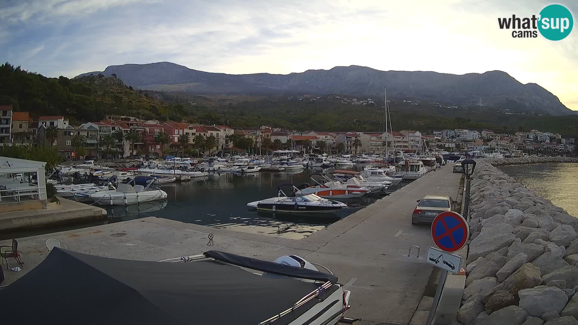 Cámara web de PODGORA Marina – Asombroso Dalmacia