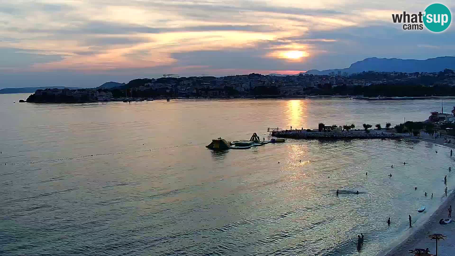Webcam plage de Podstrana – Vue en direct depuis Hotel Split