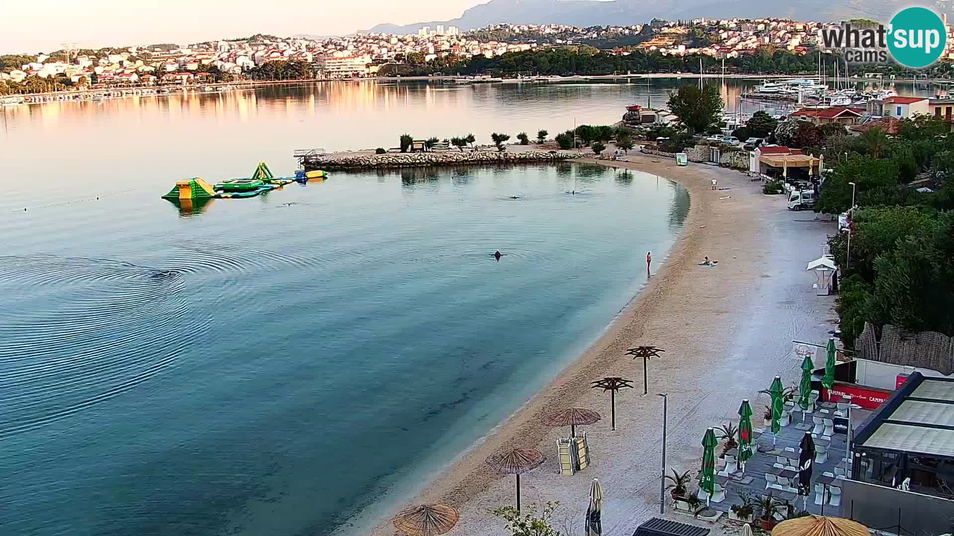 Web kamera Plaža Podstrana – Pogled uživo