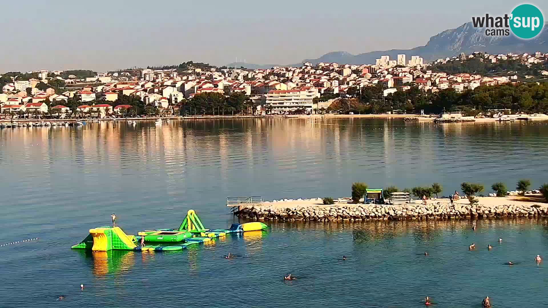 Webcam plage de Podstrana – Vue en direct depuis Hotel Split