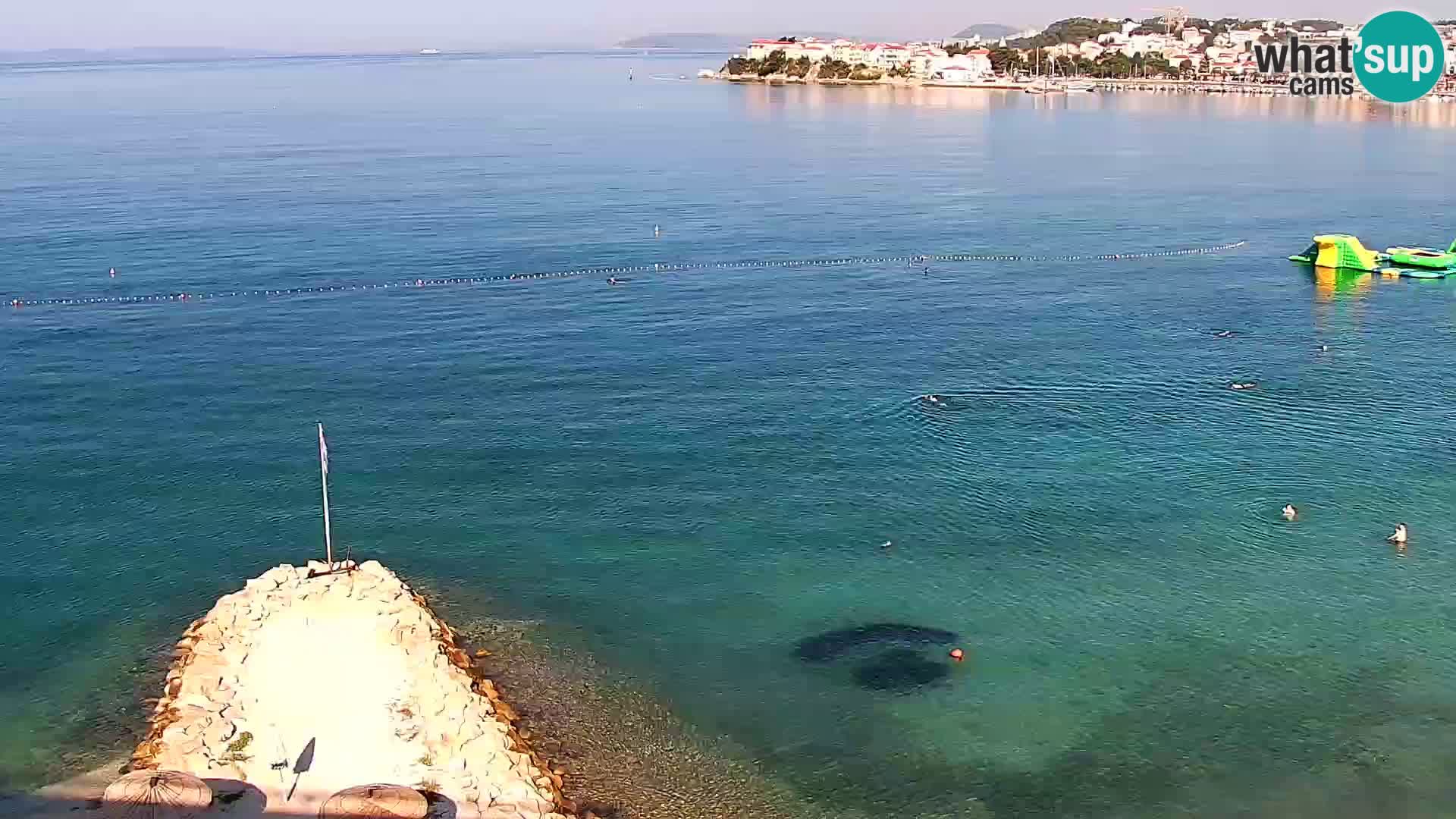 Web kamera Plaža Podstrana – Pogled uživo