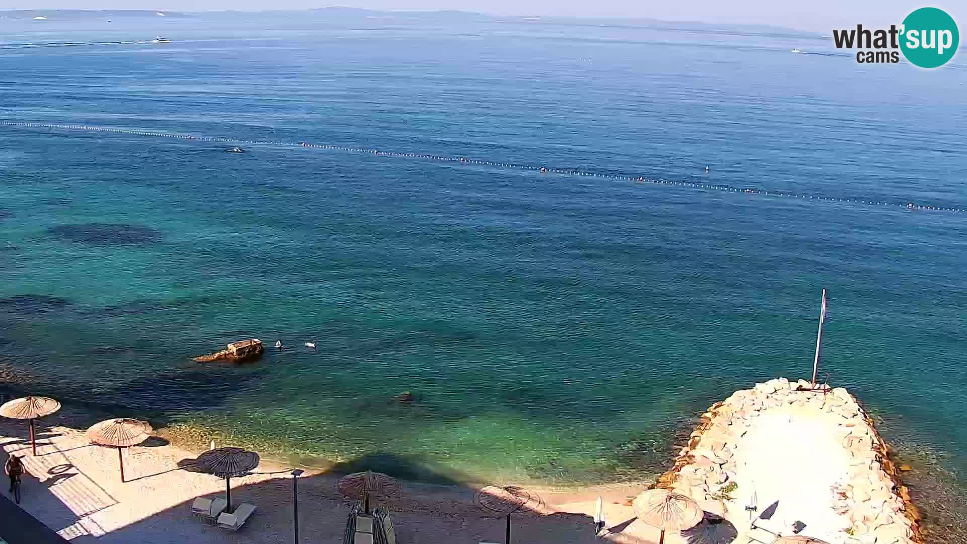 Web kamera Plaža Podstrana – Pogled uživo
