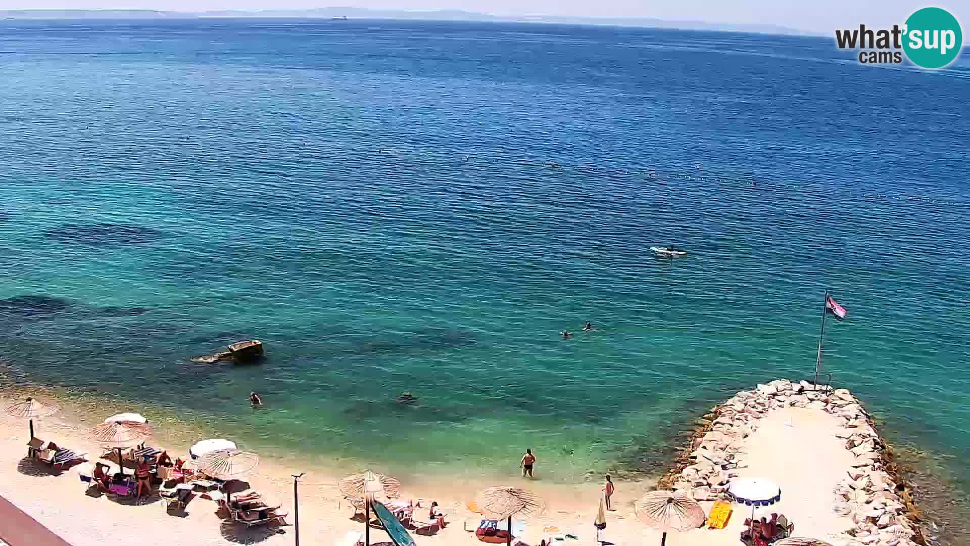 Podstrana Beach Webcam – Live View from Hotel Split