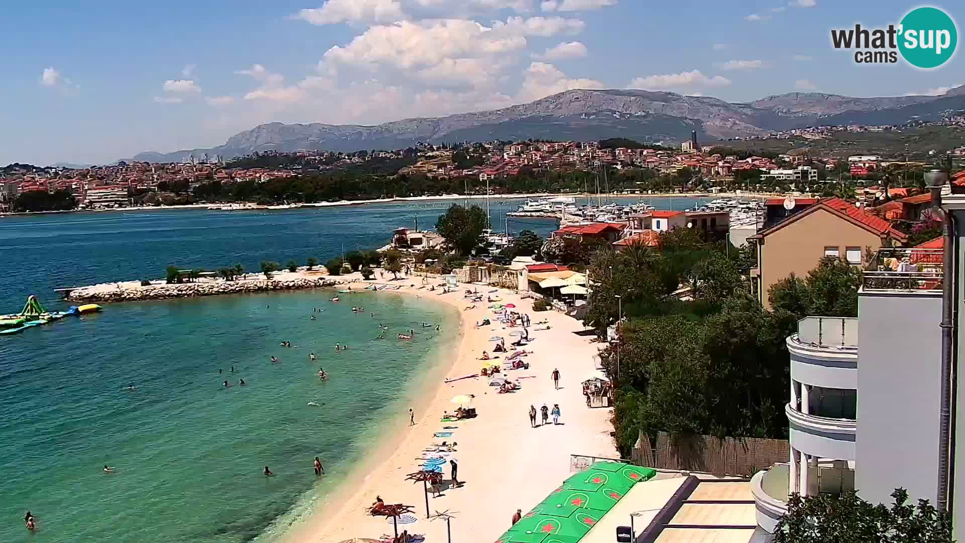 Web kamera Plaža Podstrana – Pogled uživo