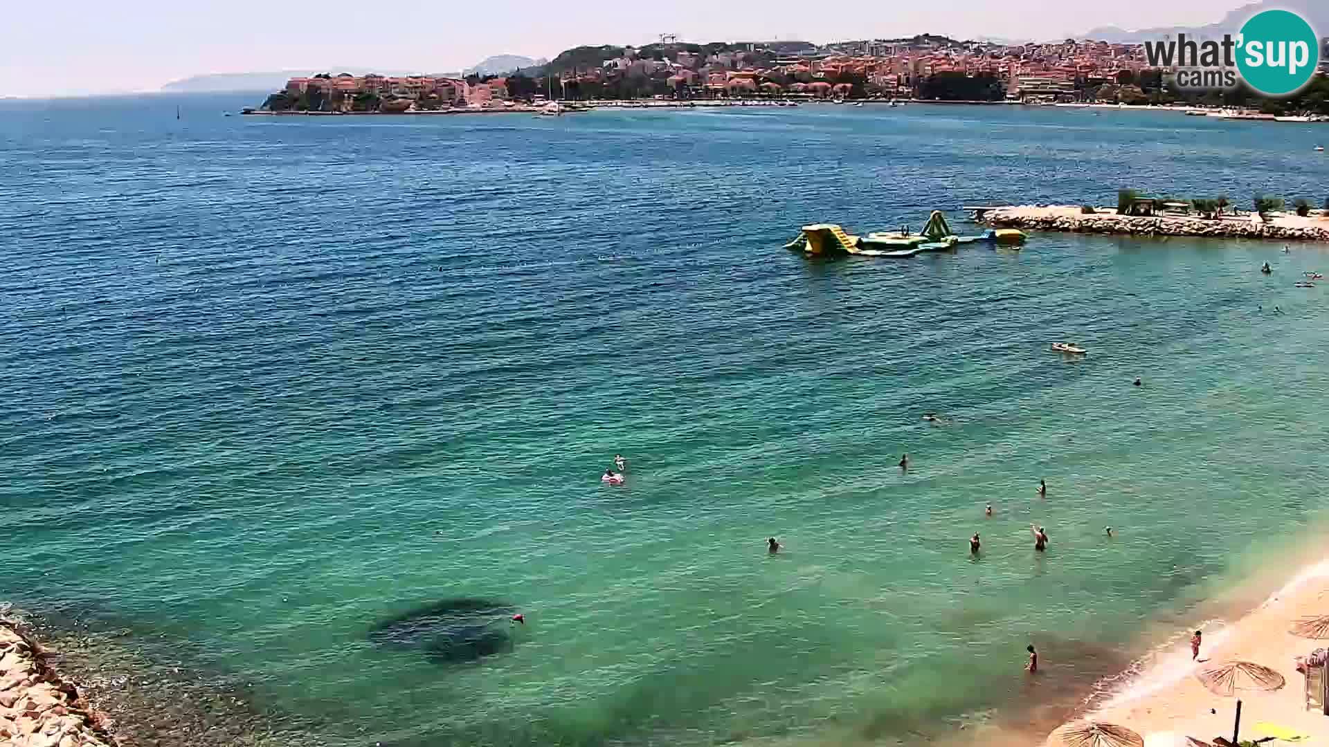 Web kamera Plaža Podstrana – Pogled uživo