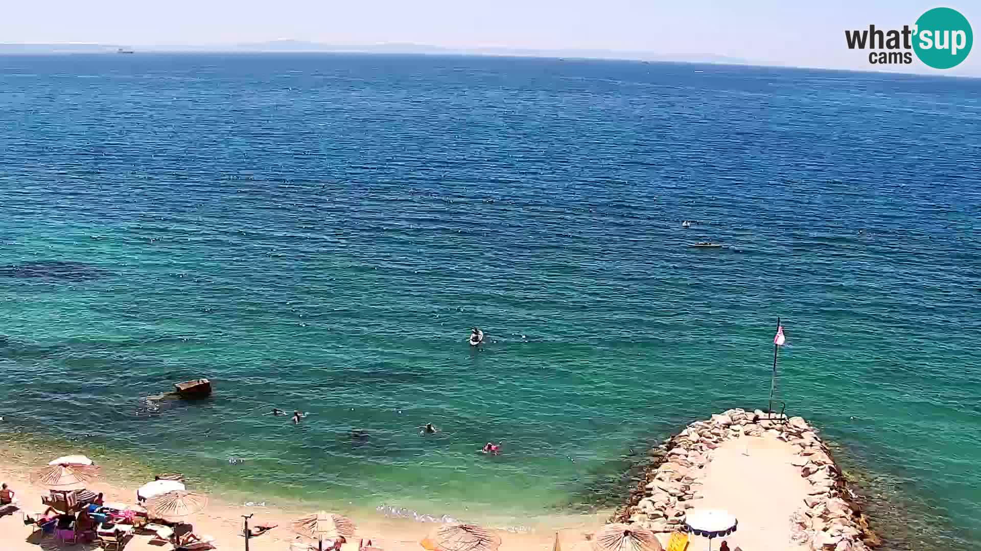 Webcam Playa de Podstrana – Vista en directo desde Hotel Split